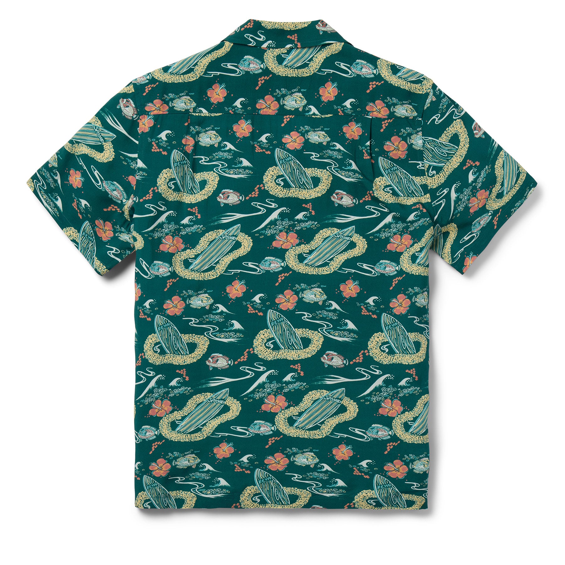 Reyn Spooner SURF CLUB CAMP SHIRT in FOREST
