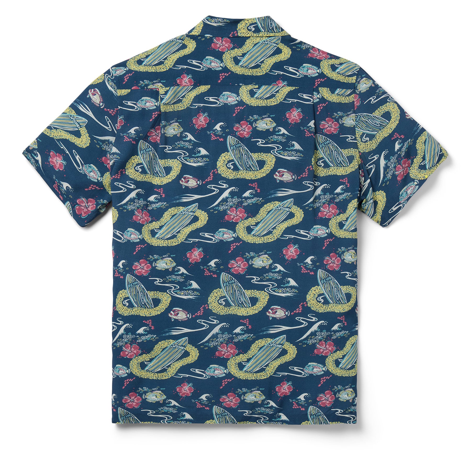 Reyn Spooner SURF CLUB CAMP SHIRT in NAVY