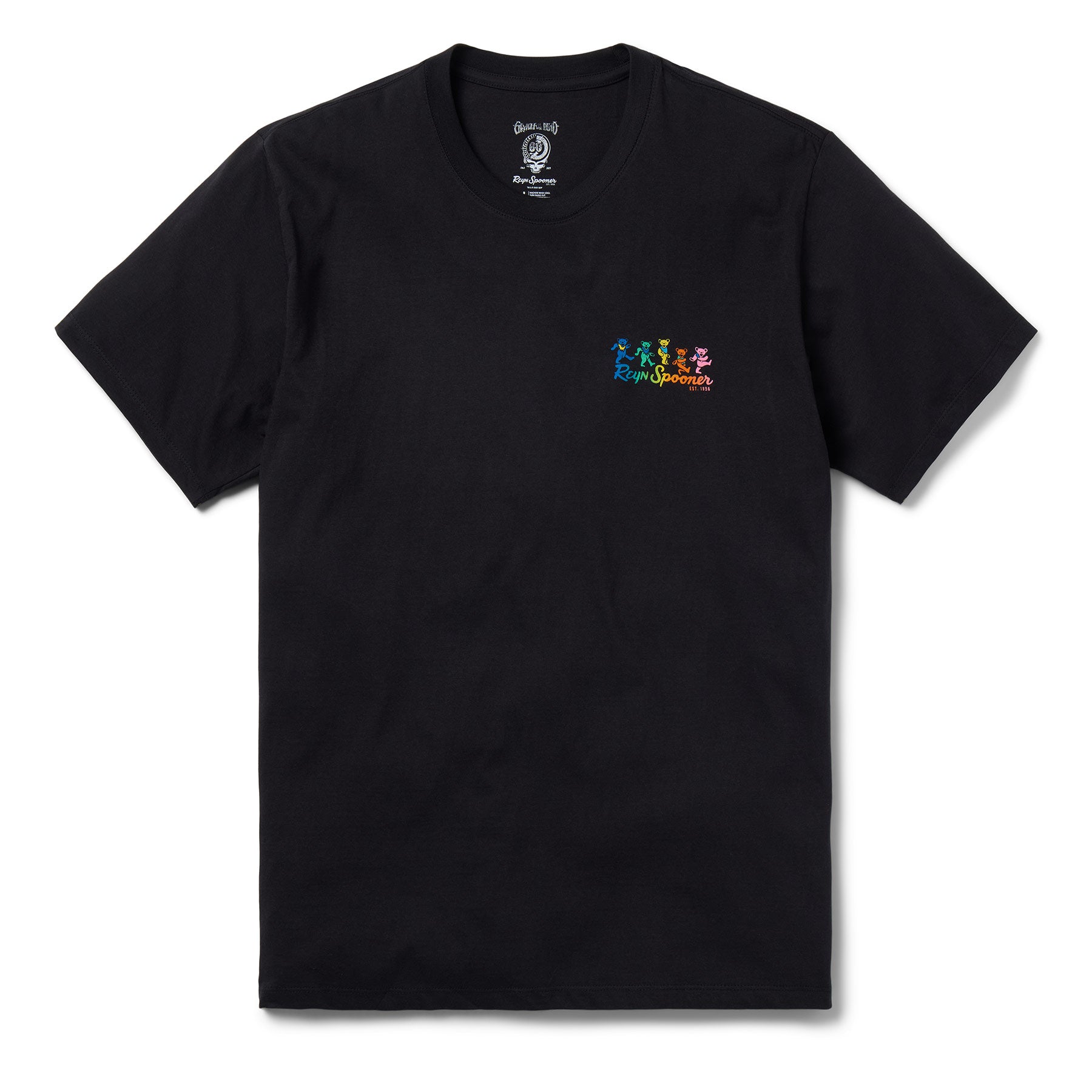 Reyn Spooner GRATEFUL DEAD GRAPHIC TEE in BLACK