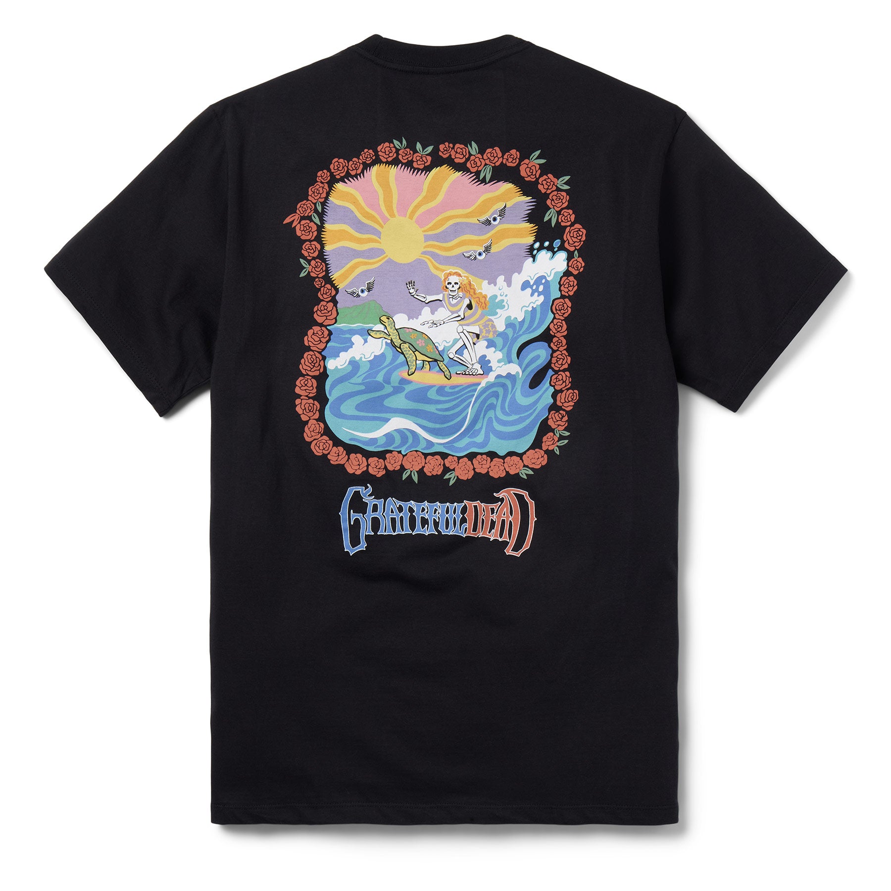Reyn Spooner GRATEFUL DEAD GRAPHIC TEE in BLACK