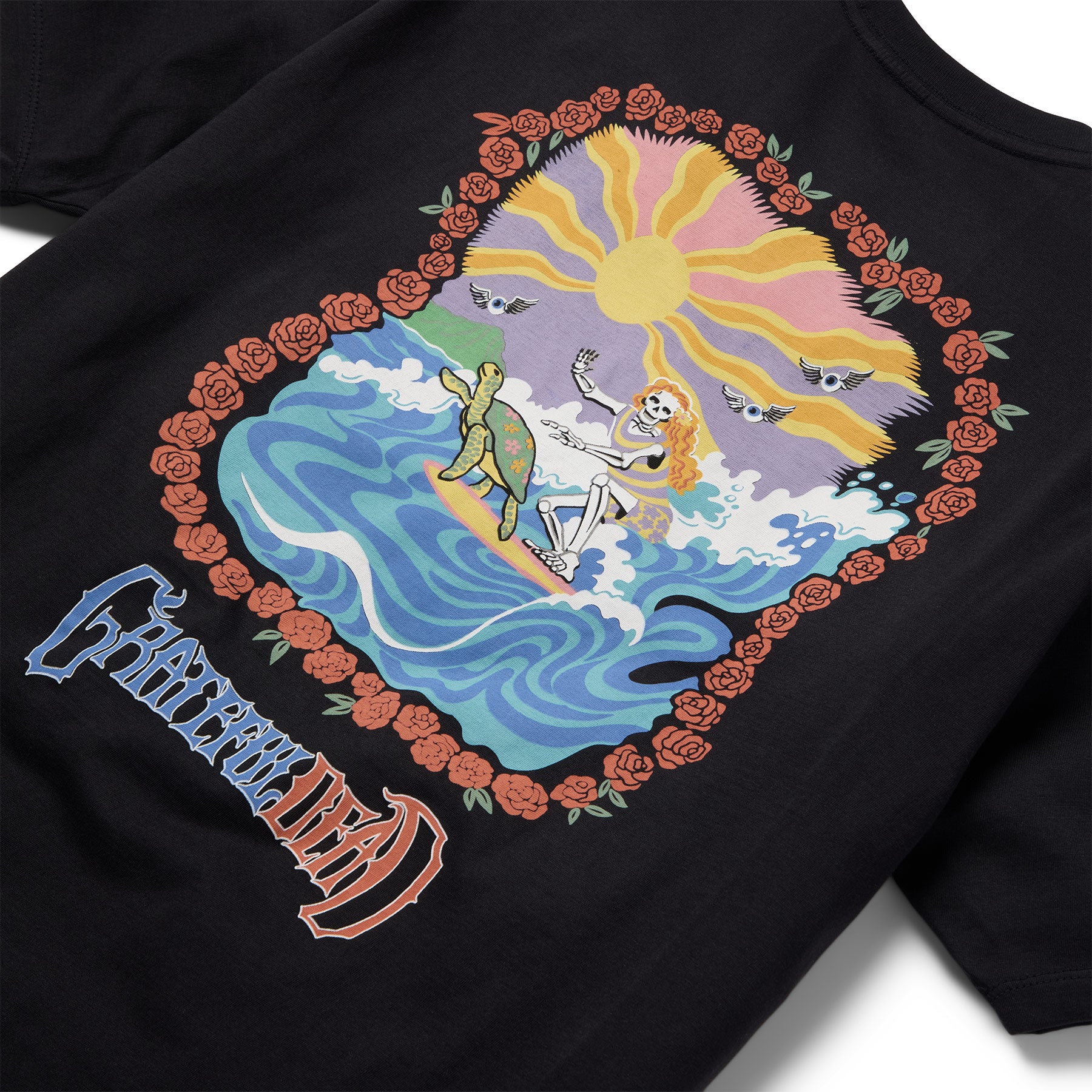 Reyn Spooner GRATEFUL DEAD GRAPHIC TEE in BLACK