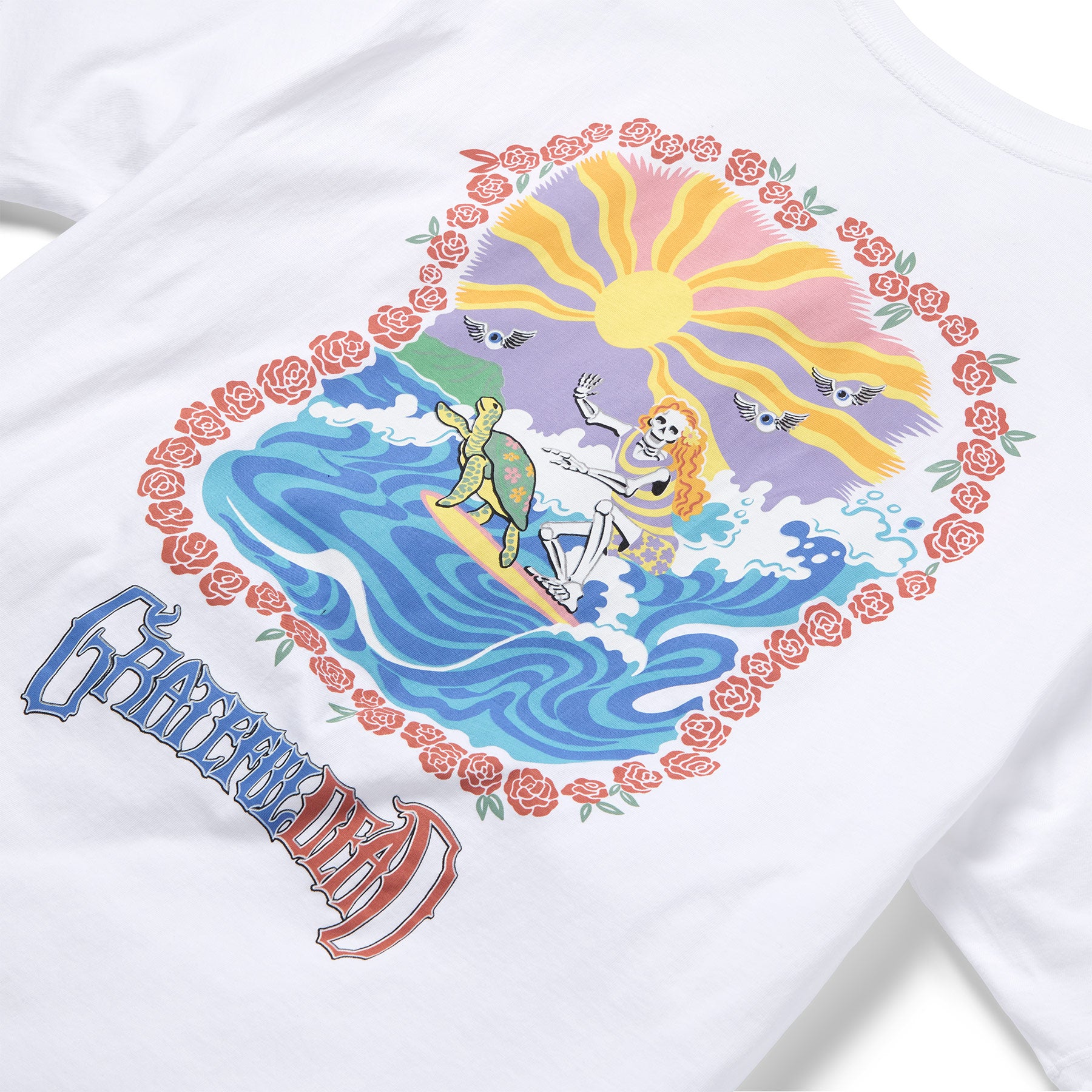 Reyn Spooner GRATEFUL DEAD GRAPHIC TEE in WHITE
