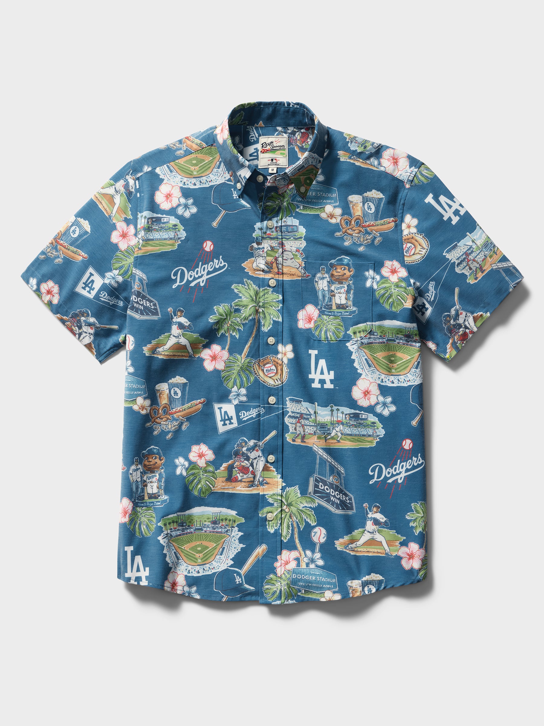 Reyn Spooner MLB® LOS ANGELES DODGERS SCENIC PERFORMANCE ALOHA SHIRT in SCENIC