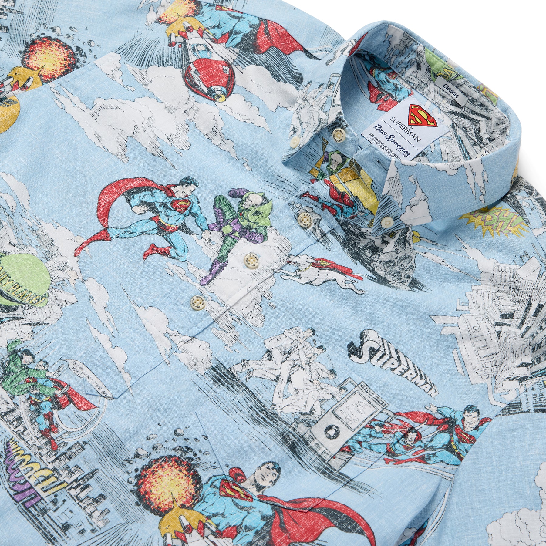 Reyn Spooner SUPERMAN PULLOVER in BLUE