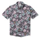 Reyn Spooner MLB® SAN DIEGO PADRES SAKURA SPRING PERFORMANCE BUTTON FRONT in BROWN