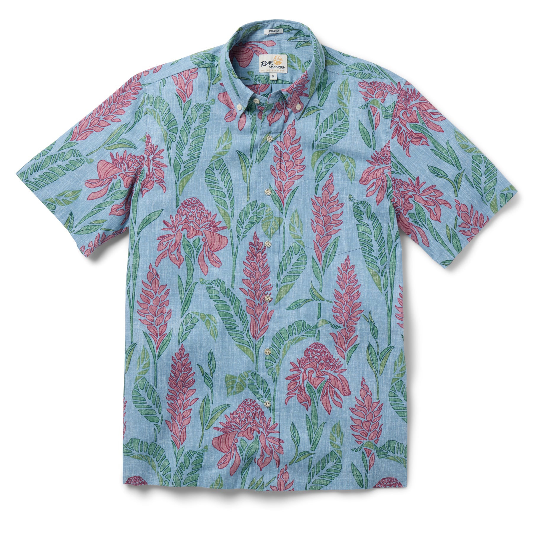 Reyn Spooner GINGER BURST BUTTON FRONT in DUSTY BLUE