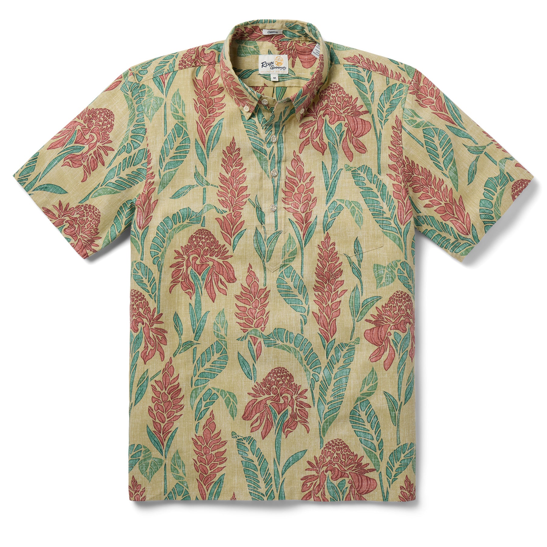 Reyn Spooner GINGER BURST PULLOVER in PALE OLIVE