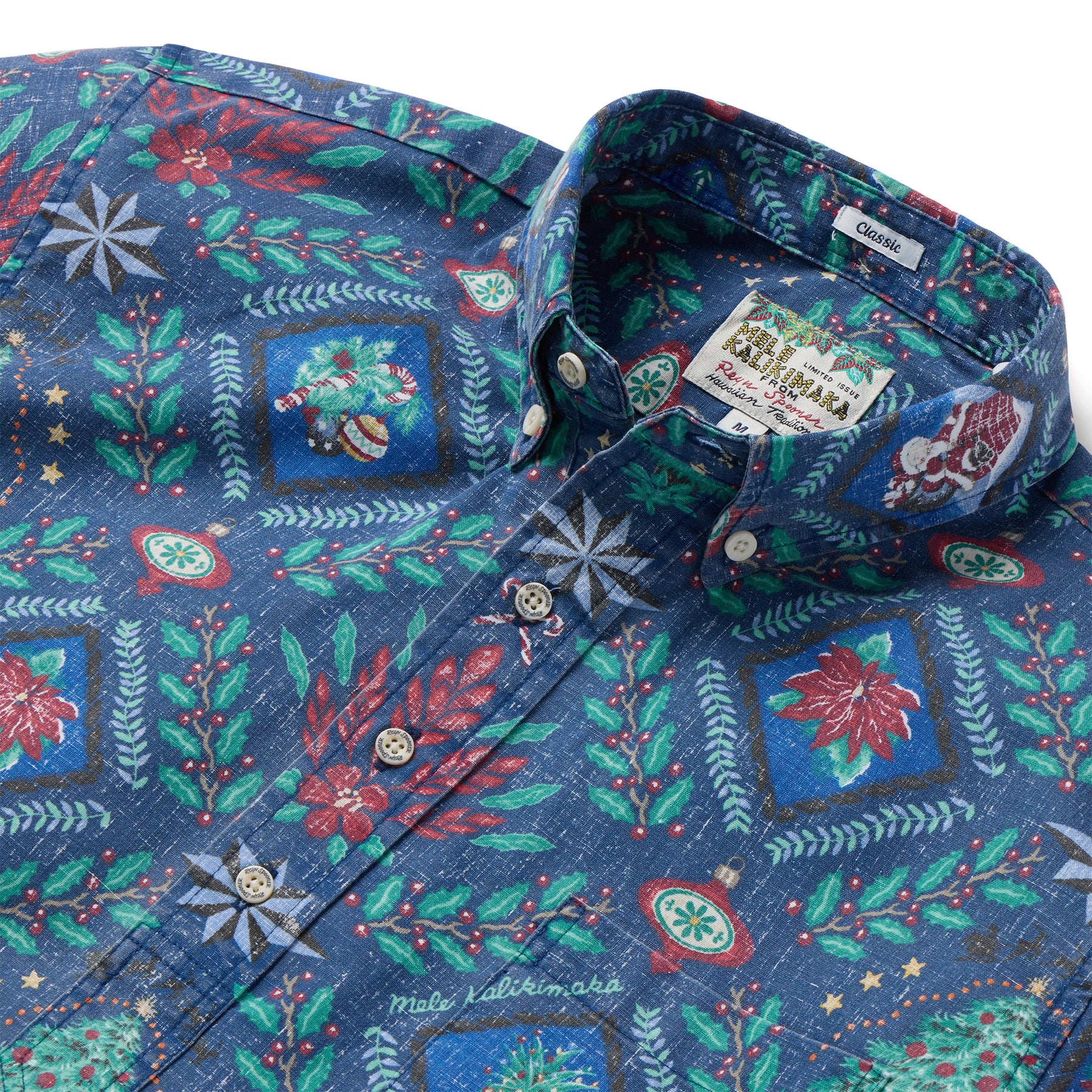Reyn Spooner HAWAIIAN CHRISTMAS 2025 PULLOVER in NAVY