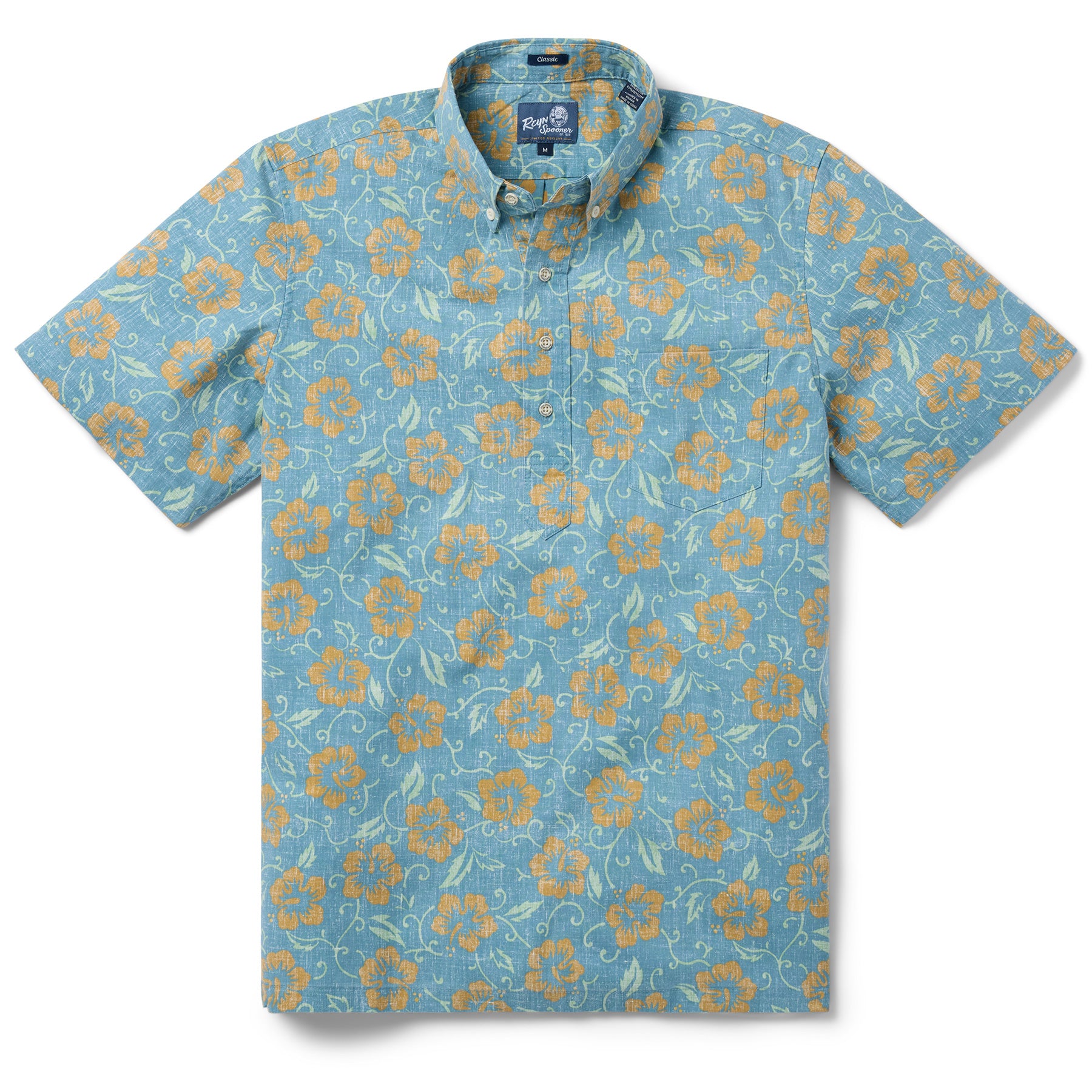 Reyn Spooner MAKAPU'U PULLOVER in SMOKE BLUE