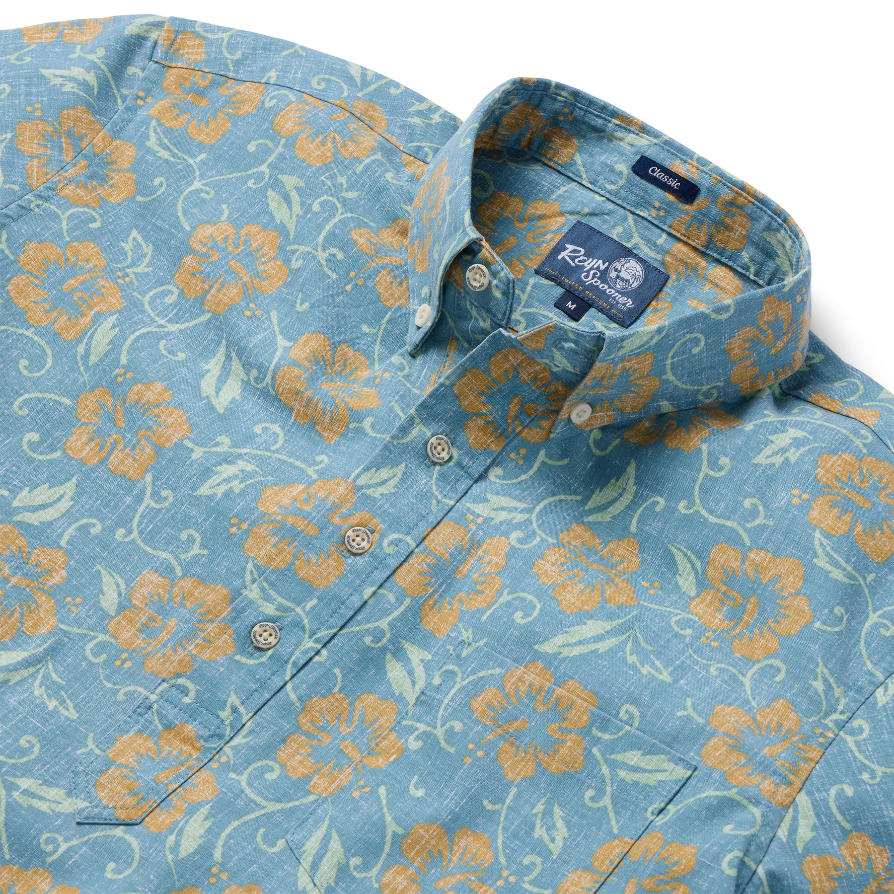 Reyn Spooner MAKAPU'U PULLOVER in SMOKE BLUE