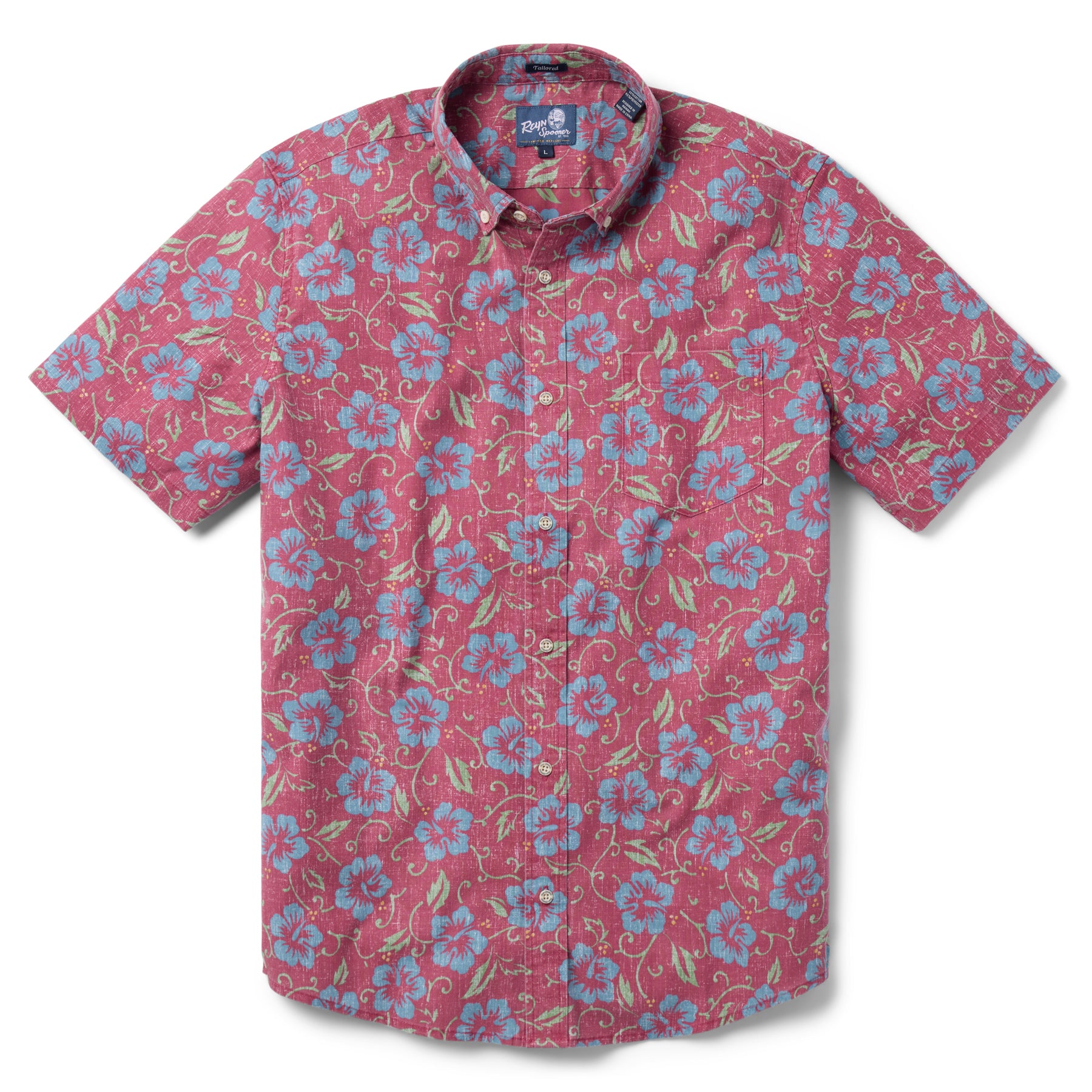 Reyn Spooner MAKAPU'U TAILORED in MAROON