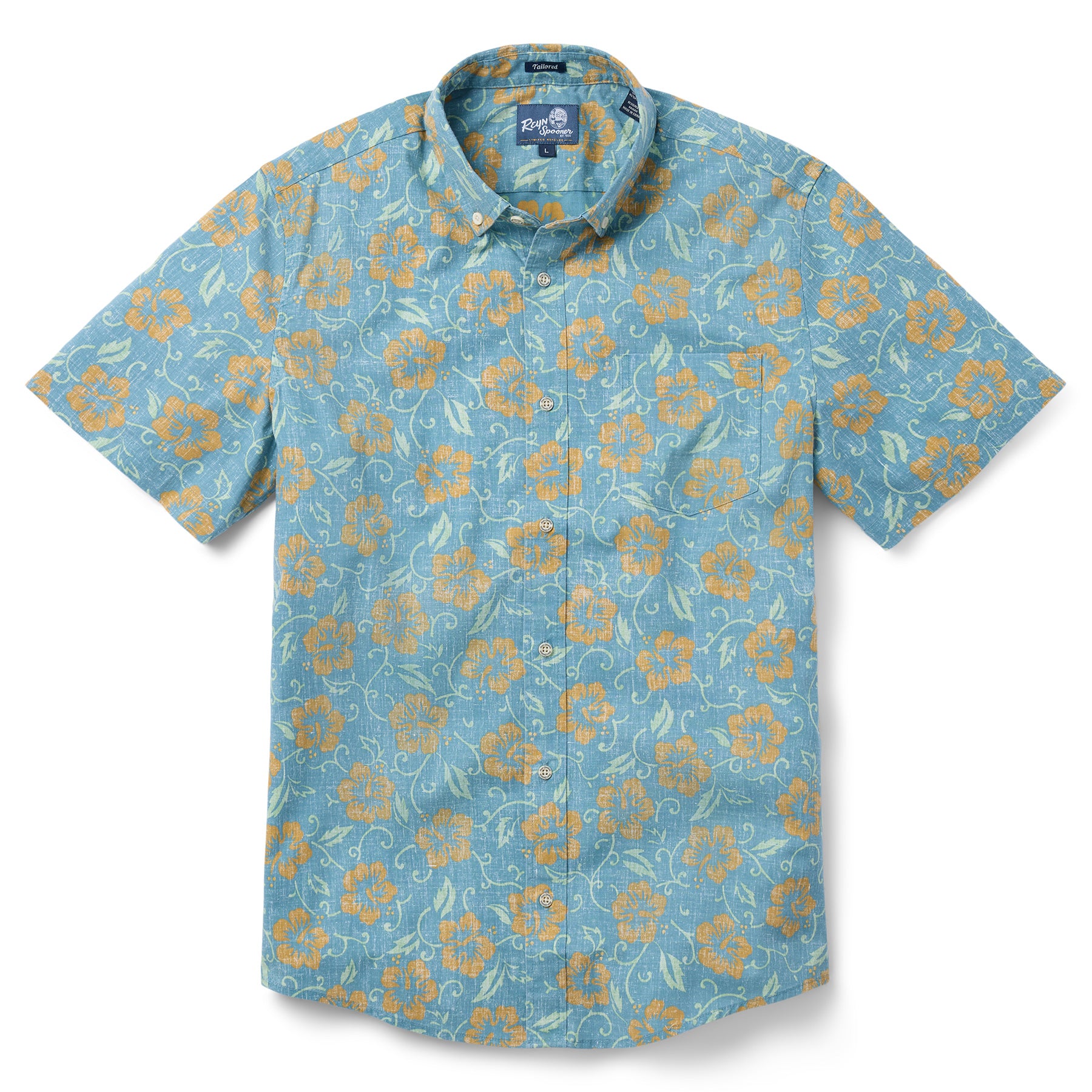 Reyn Spooner MAKAPU'U TAILORED in SMOKE BLUE