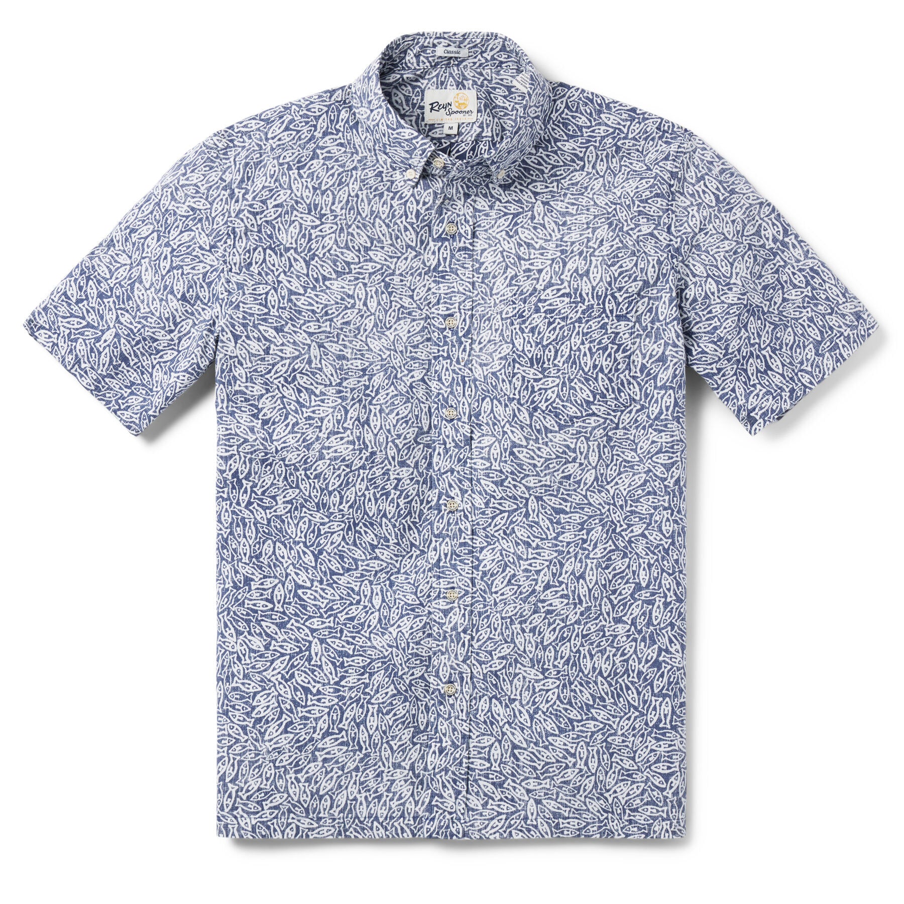 Reyn Spooner SCHOOL DAY BUTTON FRONT in DARK LAVENDER