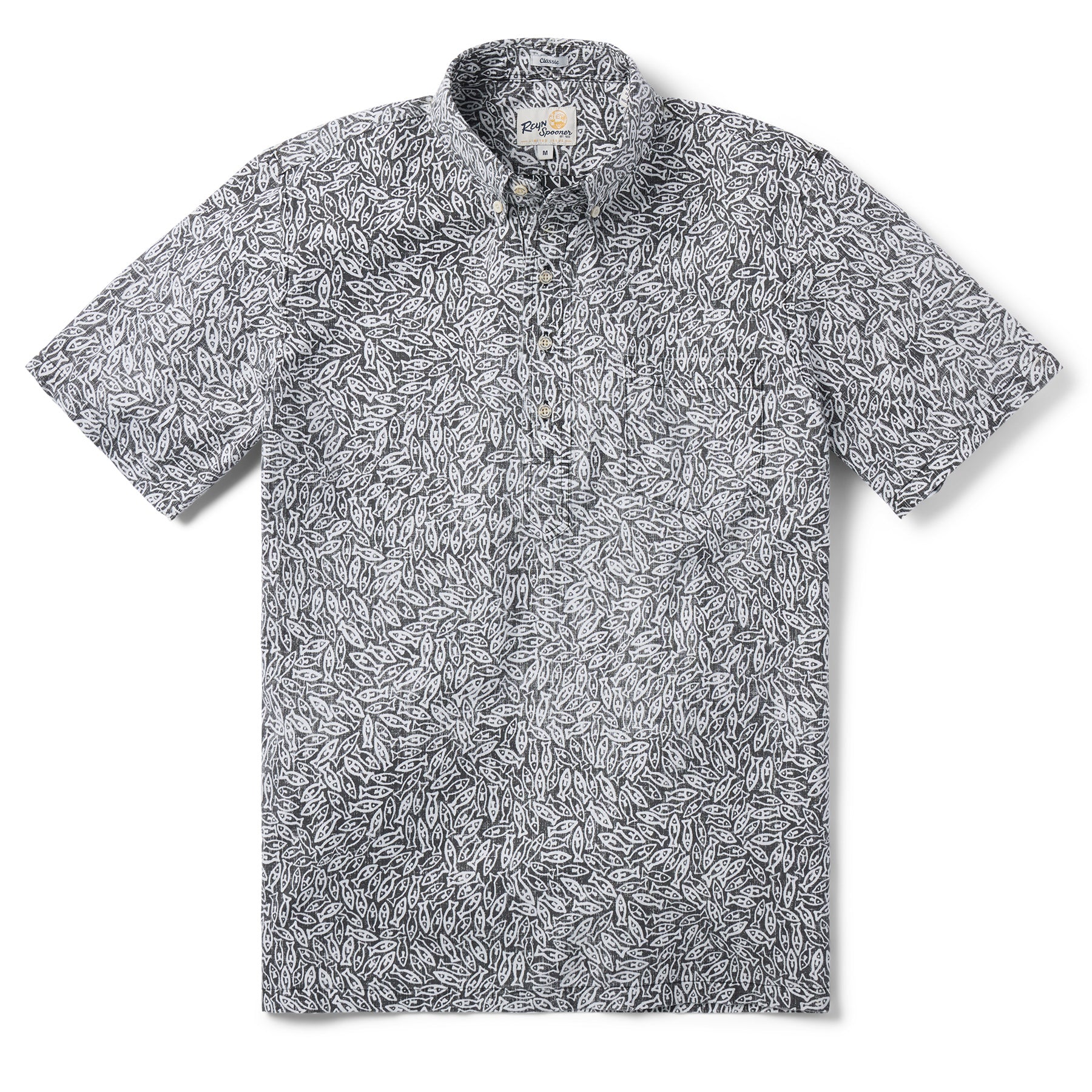 Reyn Spooner SCHOOL DAY PULLOVER in BLACK