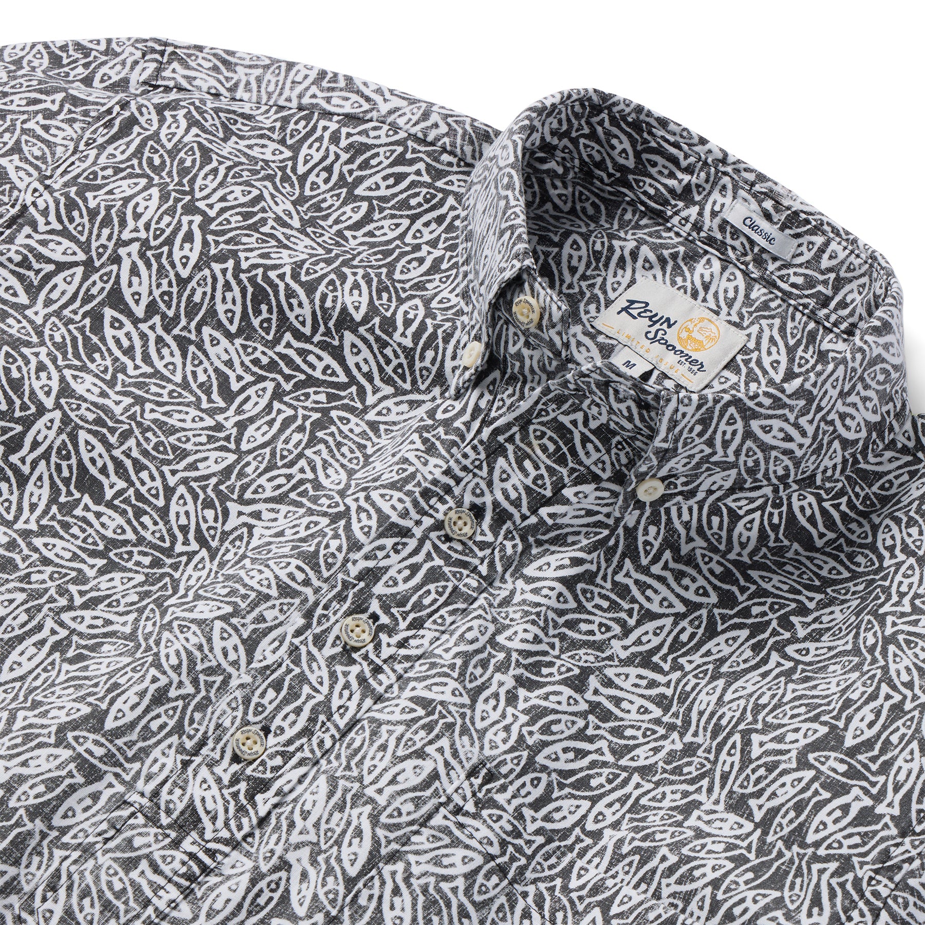 Reyn Spooner SCHOOL DAY PULLOVER in BLACK