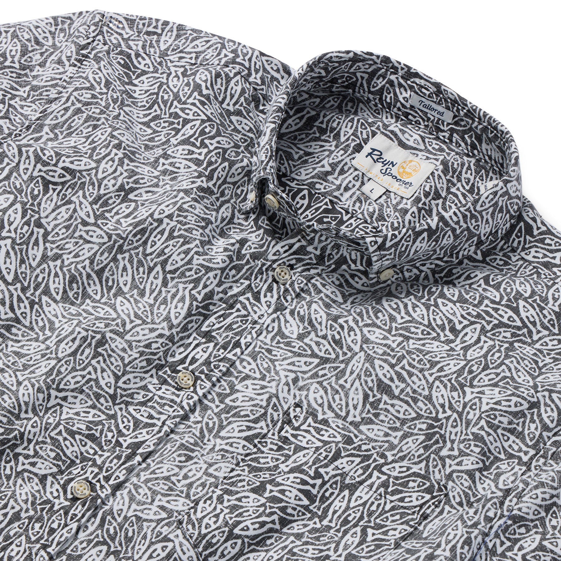 Reyn Spooner SCHOOL DAY TAILORED in BLACK