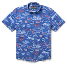 Reyn Spooner NFL® NEW YORK GIANTS GAME DAY PERFORMANCE BUTTON FRONT in DARK BLUE