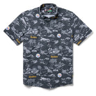 Reyn Spooner NFL® PITTSBURGH STEELERS GAME DAY PERFORMANCE BUTTON FRONT in BLACK