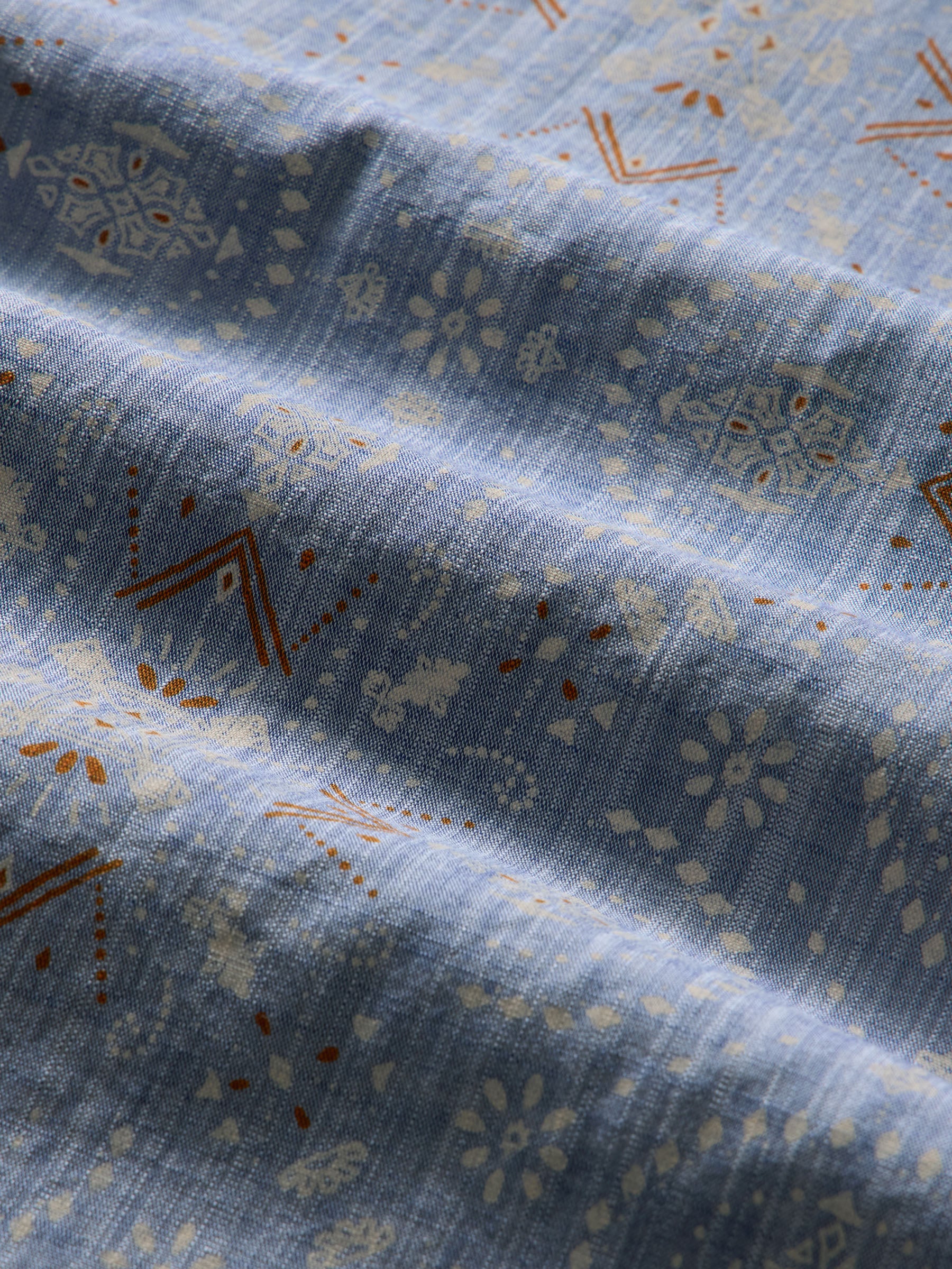 Reyn Spooner WANDERLUST BANDANA LONG SLEEVE in BLUE