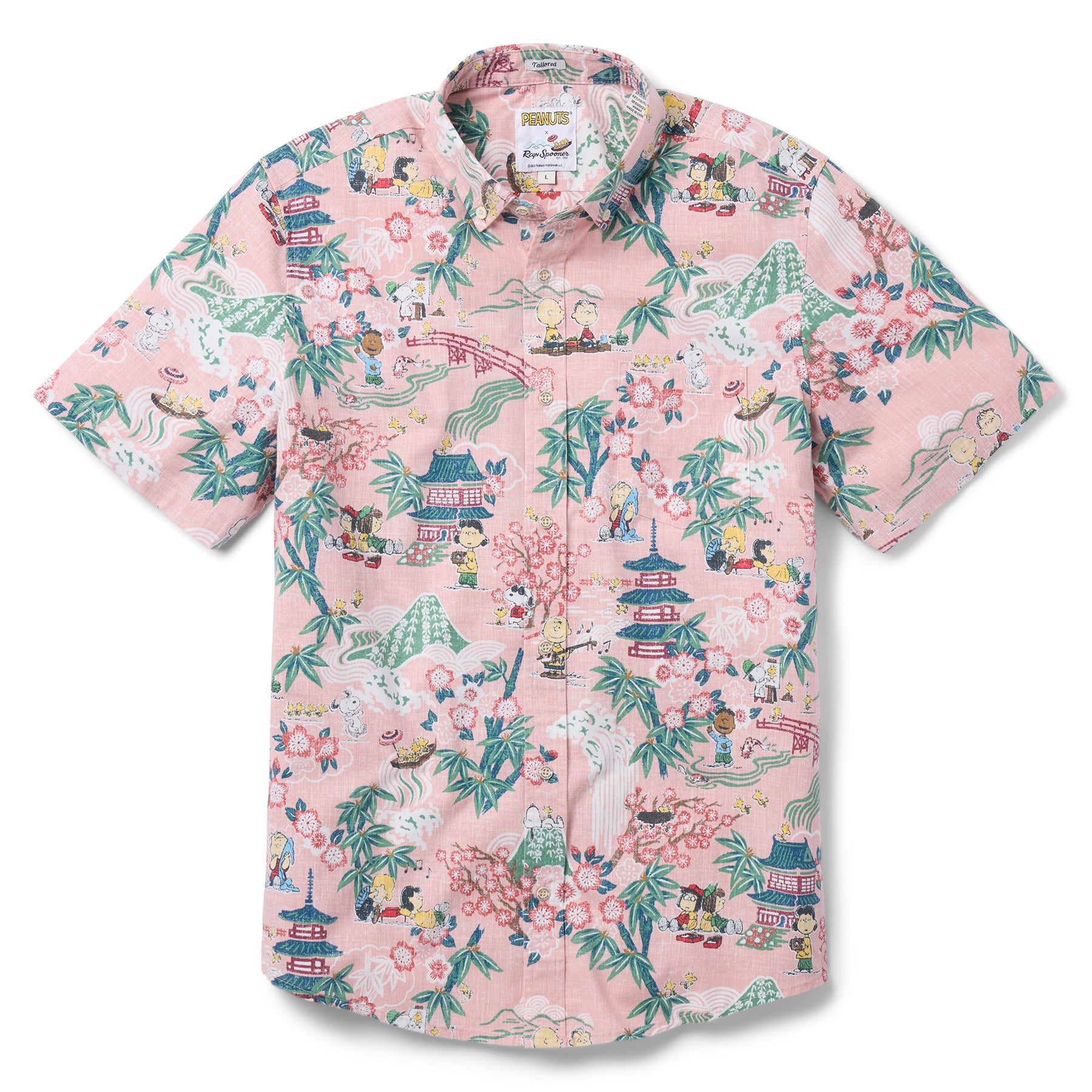 Reyn Spooner PEANUTS IN JAPAN TAILORED in PINK