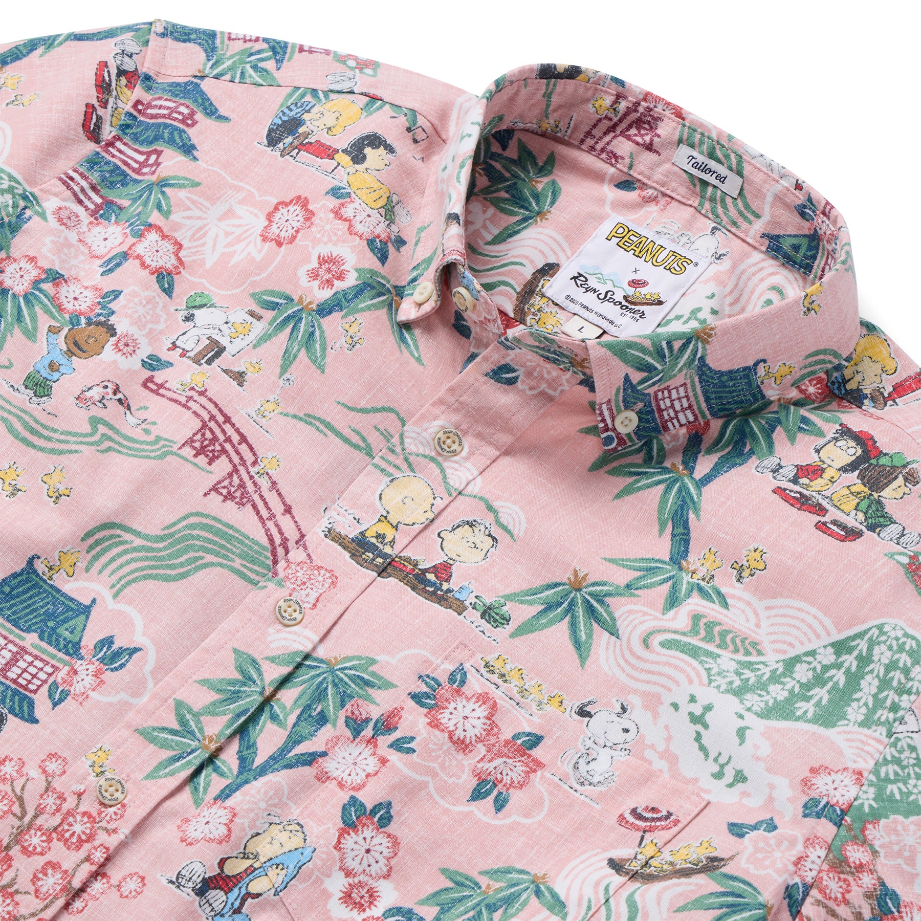 Reyn Spooner PEANUTS IN JAPAN TAILORED in PINK