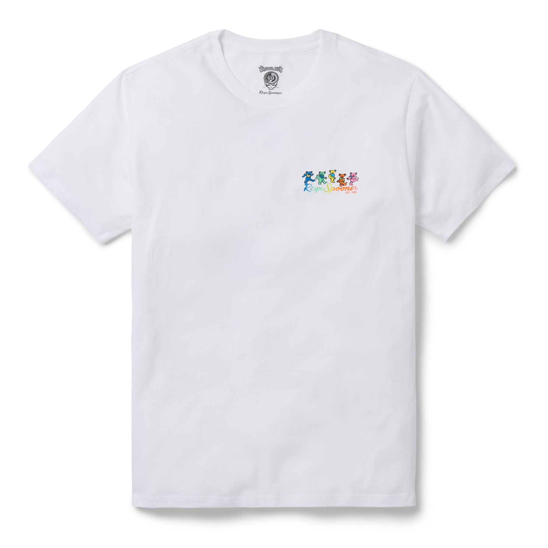 Reyn Spooner GRATEFUL DEAD "FAR OUT" GRAPHIC TEE in WHITE