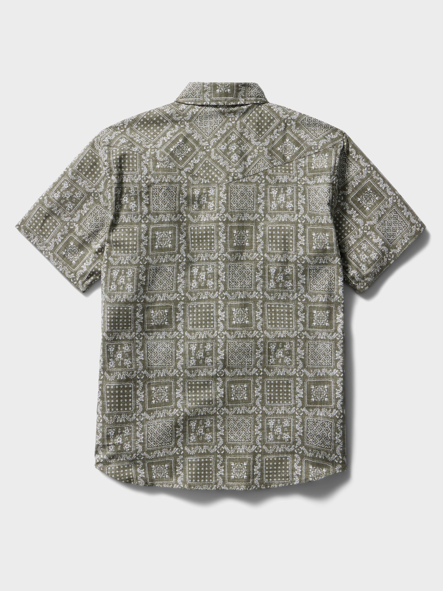 Reyn Spooner ORIGINAL LAHAINA BUTTON FRONT in DUSTY OLIVE
