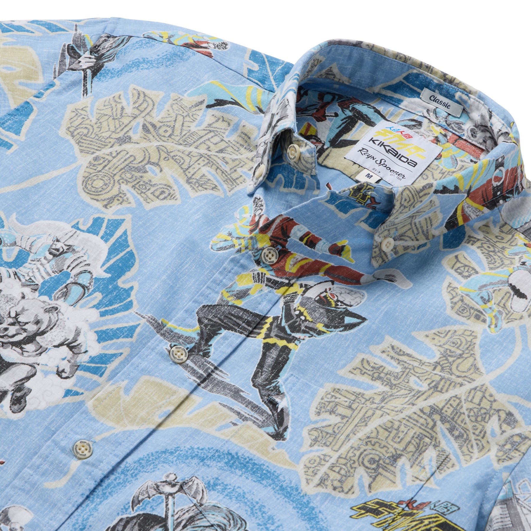 Reyn Spooner GO GO KIKAIDA BUTTON FRONT in SURF