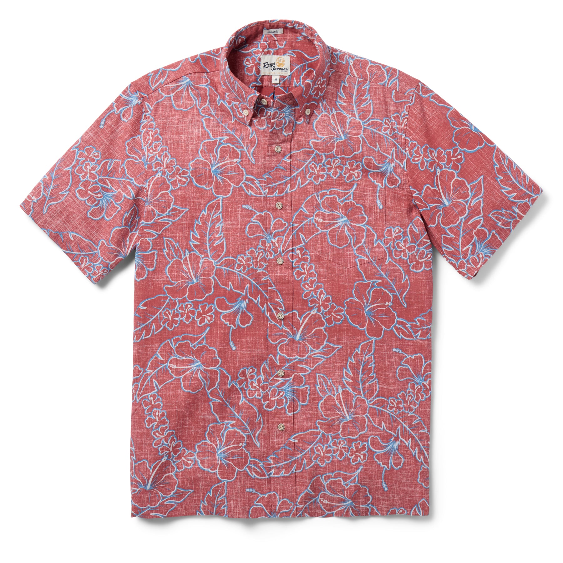 Reyn Spooner LEI LOW BUTTON FRONT in CEDAR