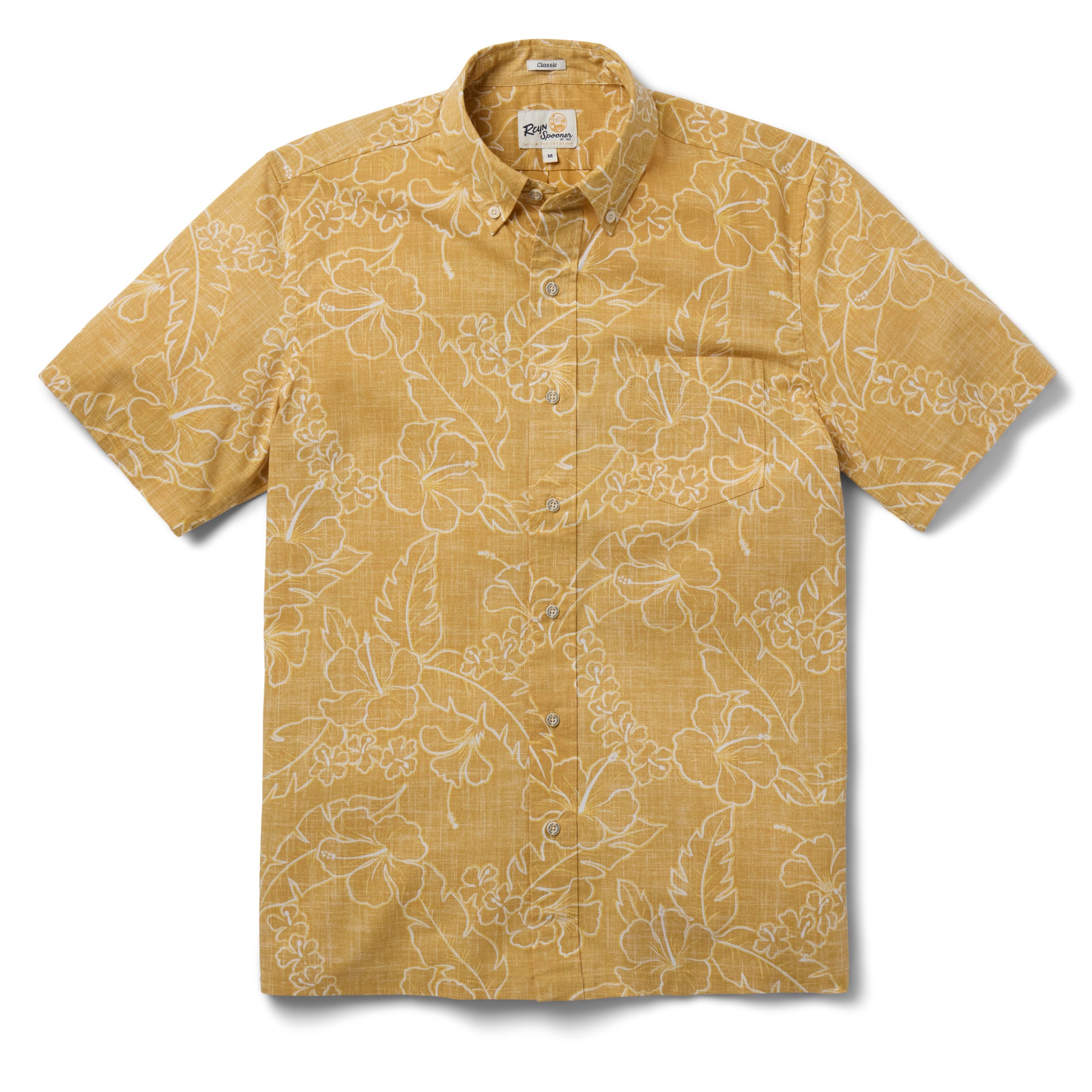 Reyn Spooner LEI LOW BUTTON FRONT in GOLD