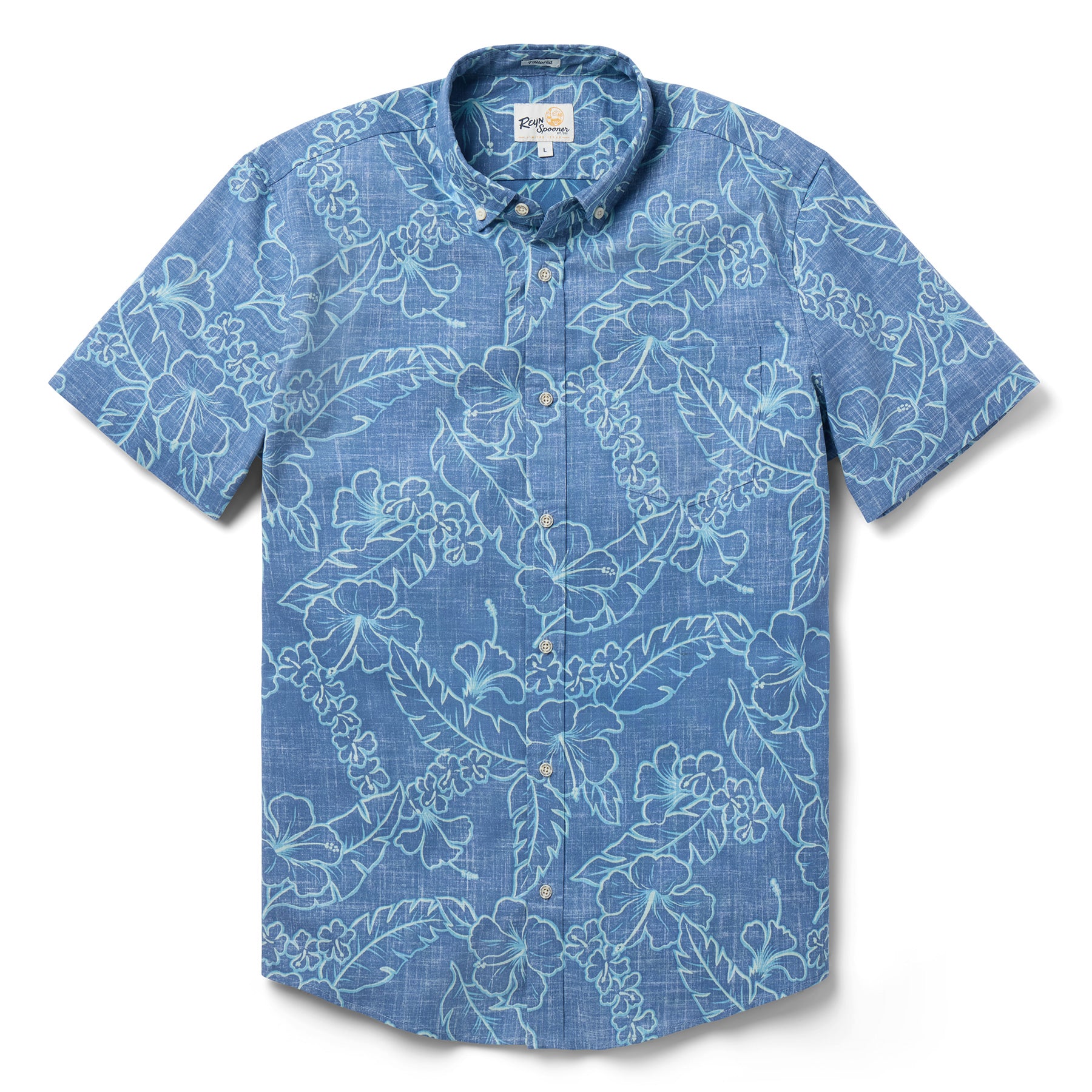 Reyn Spooner LEI LOW TAILORED in HORIZON BLUE