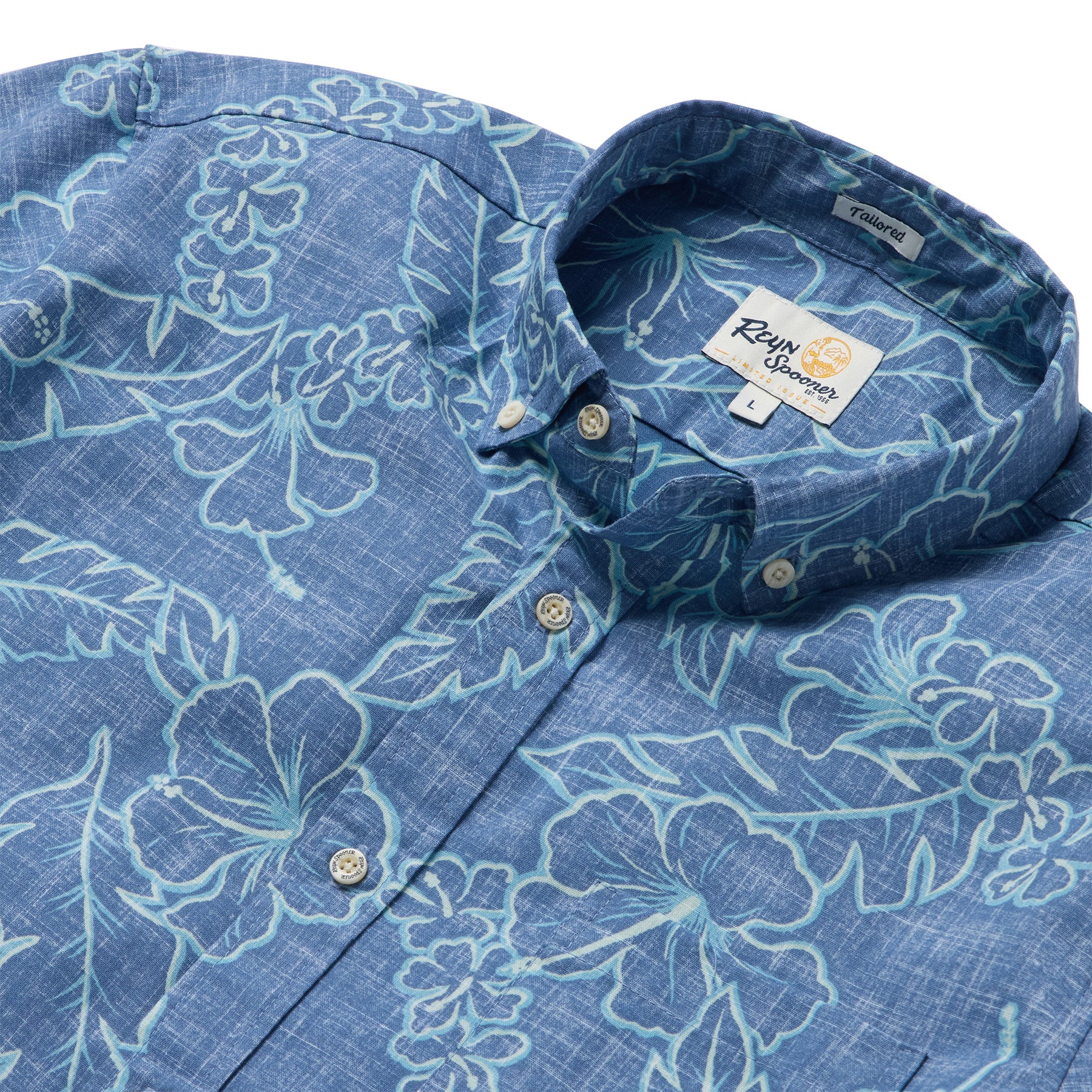 Reyn Spooner LEI LOW TAILORED in HORIZON BLUE