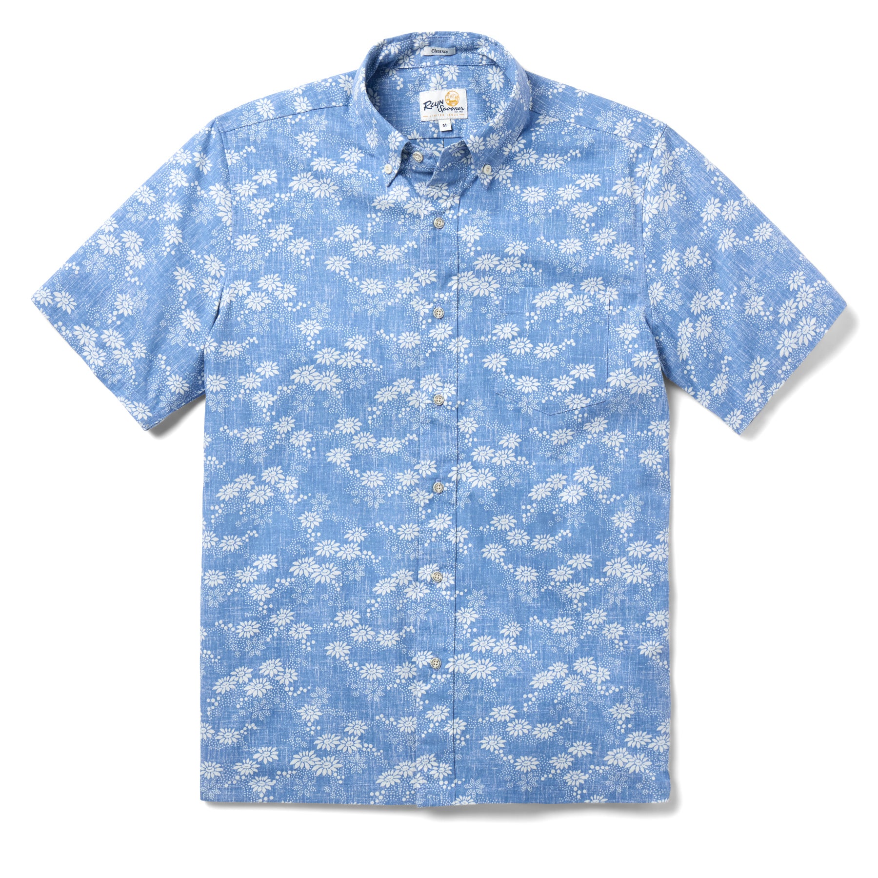 Reyn Spooner KYOTO SPRING BUTTON FRONT in RIVIERA BLUE