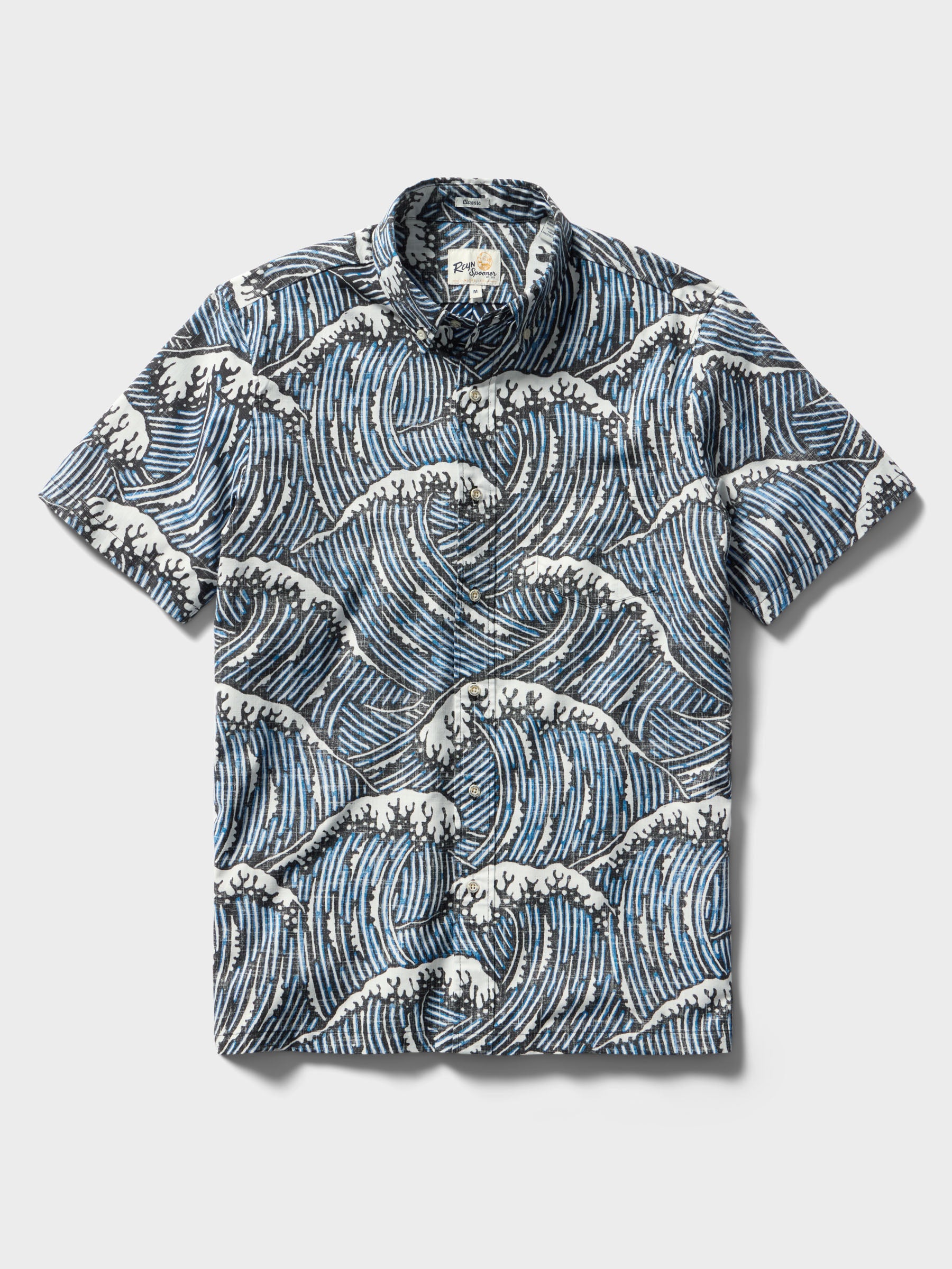 Reyn Spooner SUPER SWELLS BUTTON FRONT in BLACK