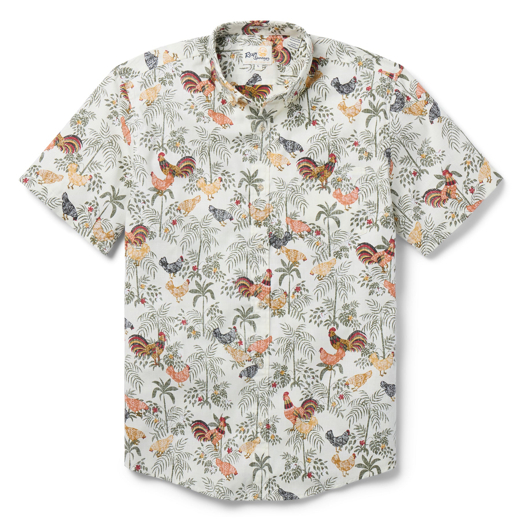 Reyn Spooner KAUAI ALARM CLUCK TAILORED in WHITE