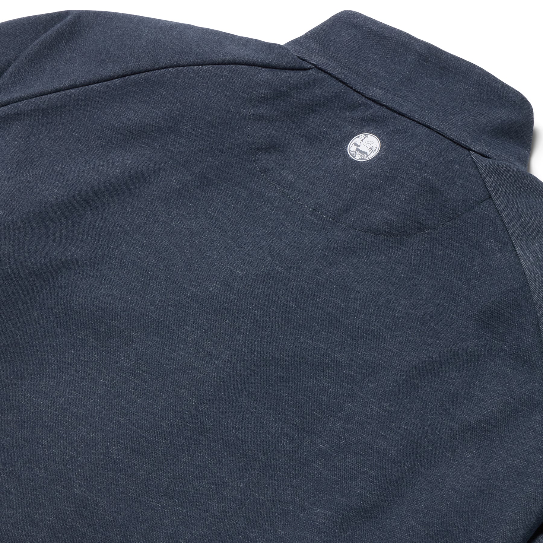 Reyn Spooner HEATHERED JERSEY QUARTER ZIP PULLOVER in HEATHERED CHARCOAL
