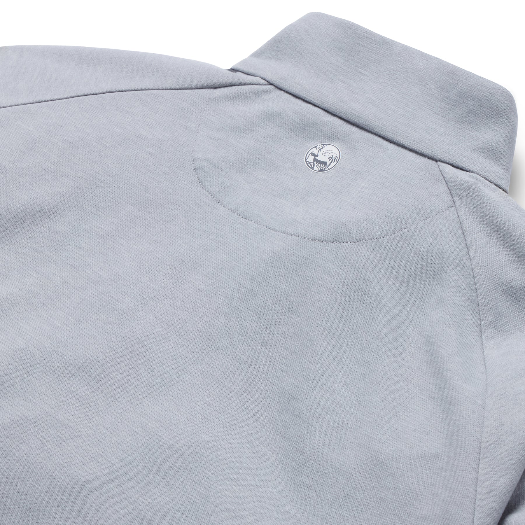 Reyn Spooner HEATHERED JERSEY QUARTER ZIP PULLOVER in HEATHERED GREY