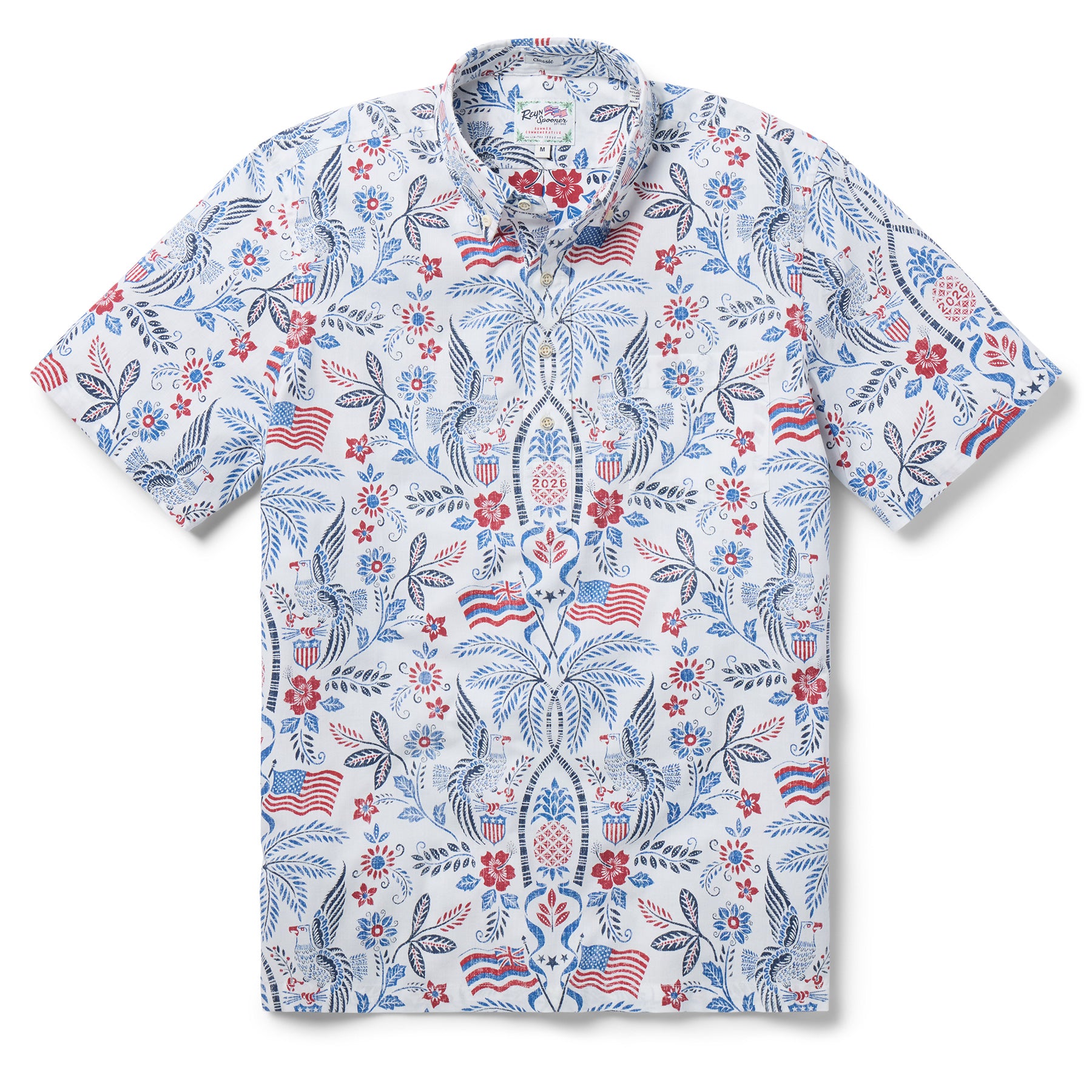 Reyn Spooner SUMMER COMMEMORATIVE 2026 PULLOVER in WHITE