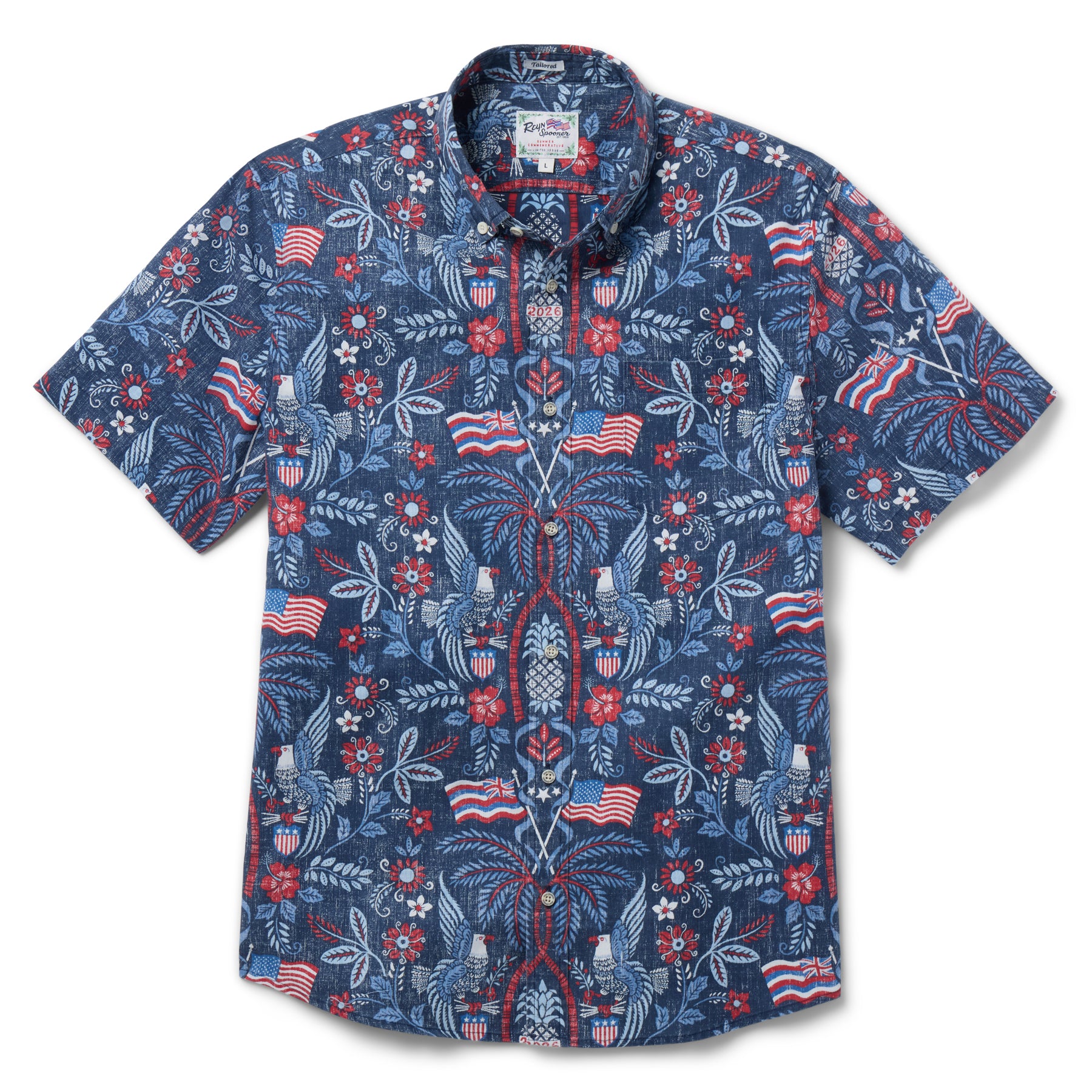 Reyn Spooner SUMMER COMMEMORATIVE 2026 TAILORED in NAVY