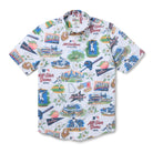 Reyn Spooner MLB® ALL-STAR GAME 2025 PERFORMANCE BUTTON FRONT in WHITE
