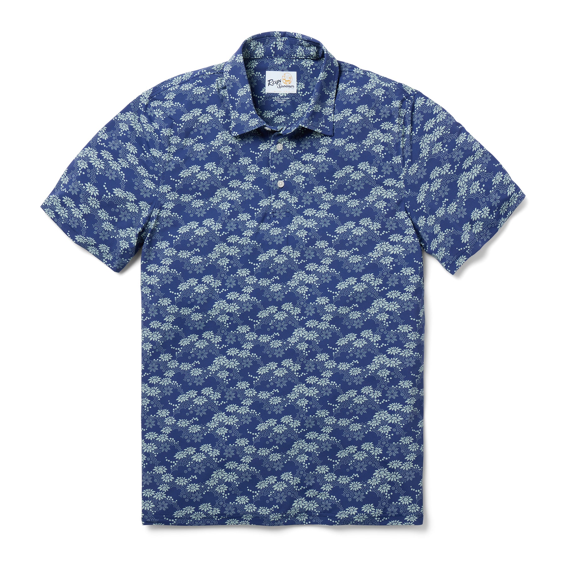 Reyn Spooner KYOTO SPRING PERFORMANCE POLO in INDIGO