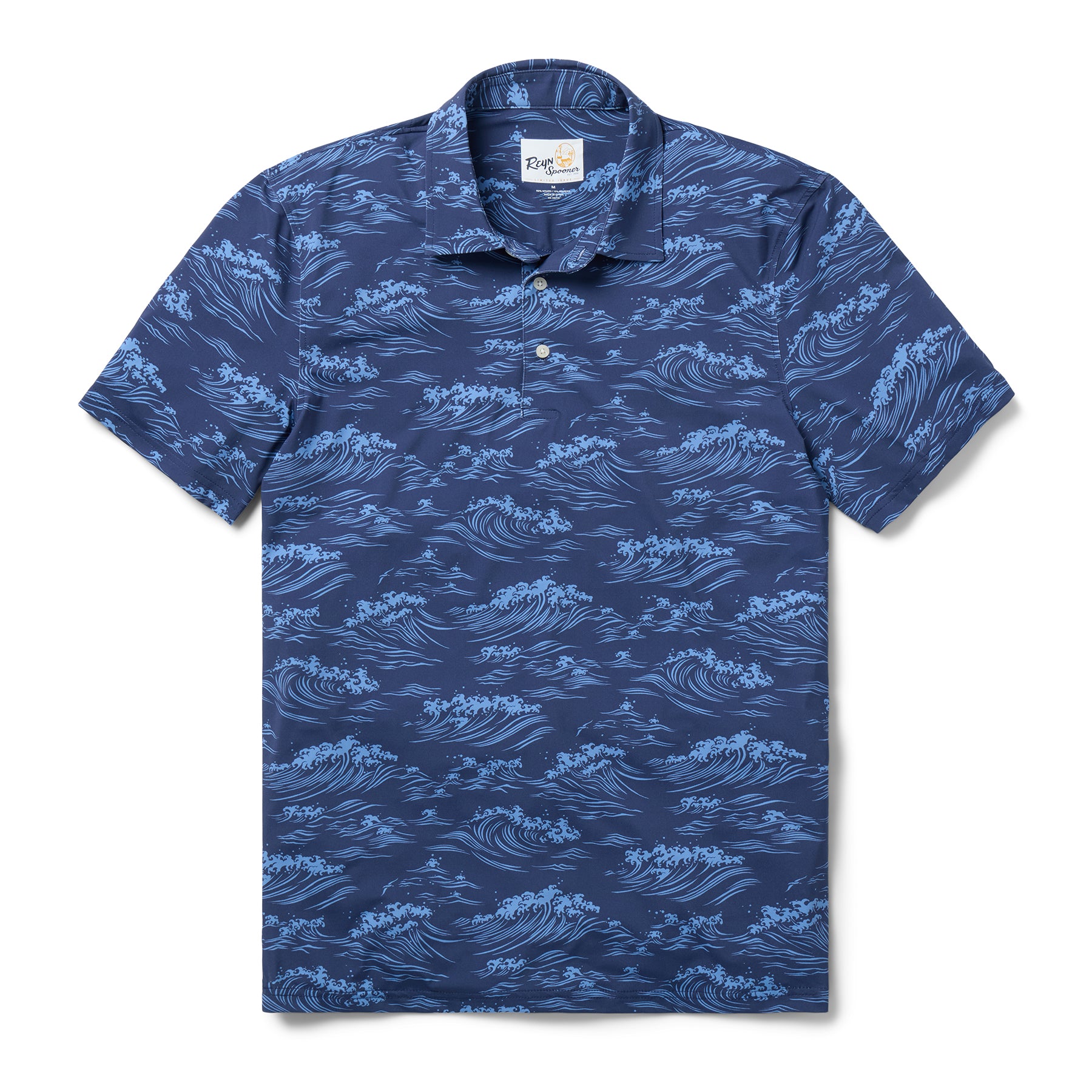 Reyn Spooner RIP TIDE PERFORMANCE POLO in INDIGO
