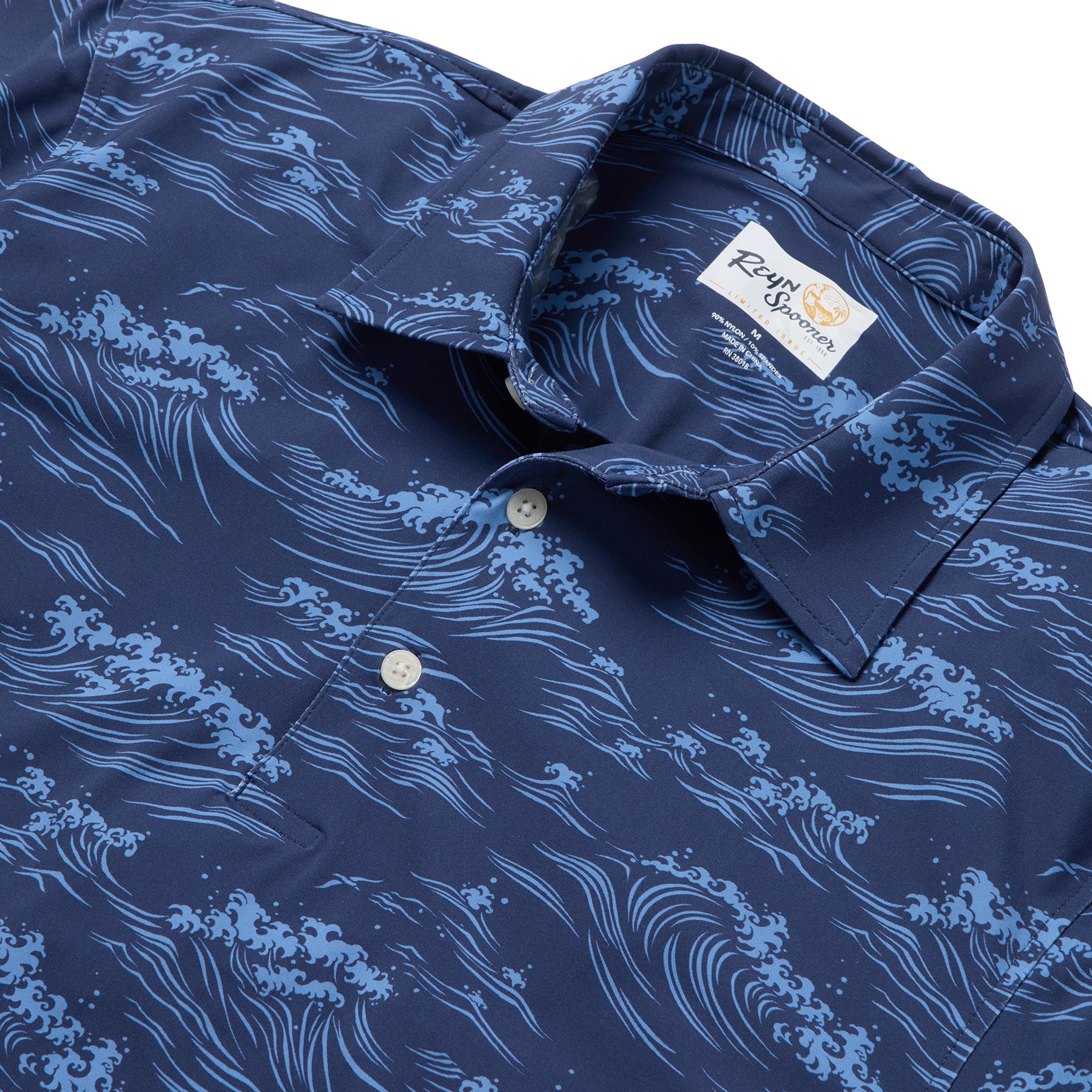 Reyn Spooner RIP TIDE PERFORMANCE POLO in INDIGO