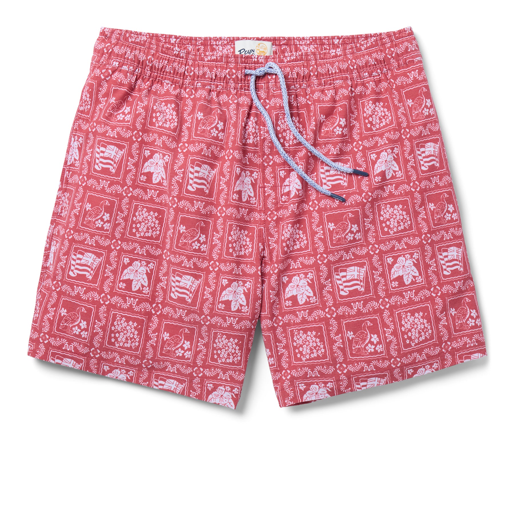 Reyn Spooner LAHAINA SAILOR ECO SWIM SHORTS in RED