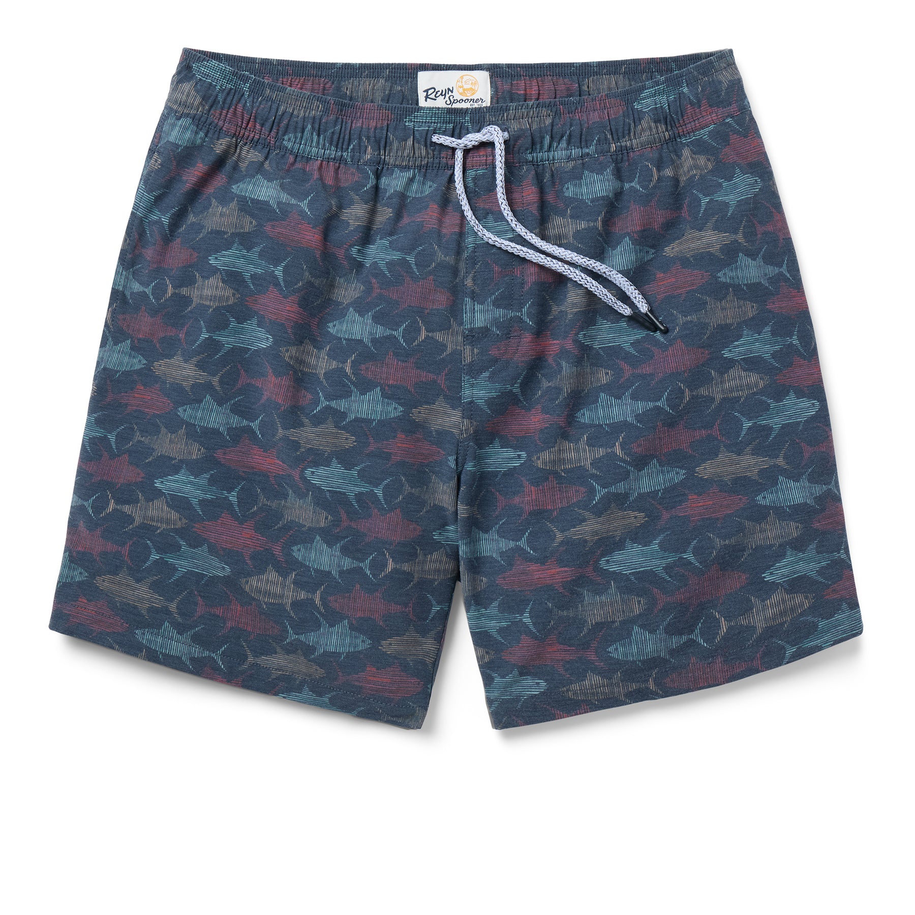 Reyn Spooner AHI ECO SWIM SHORTS in BLACK