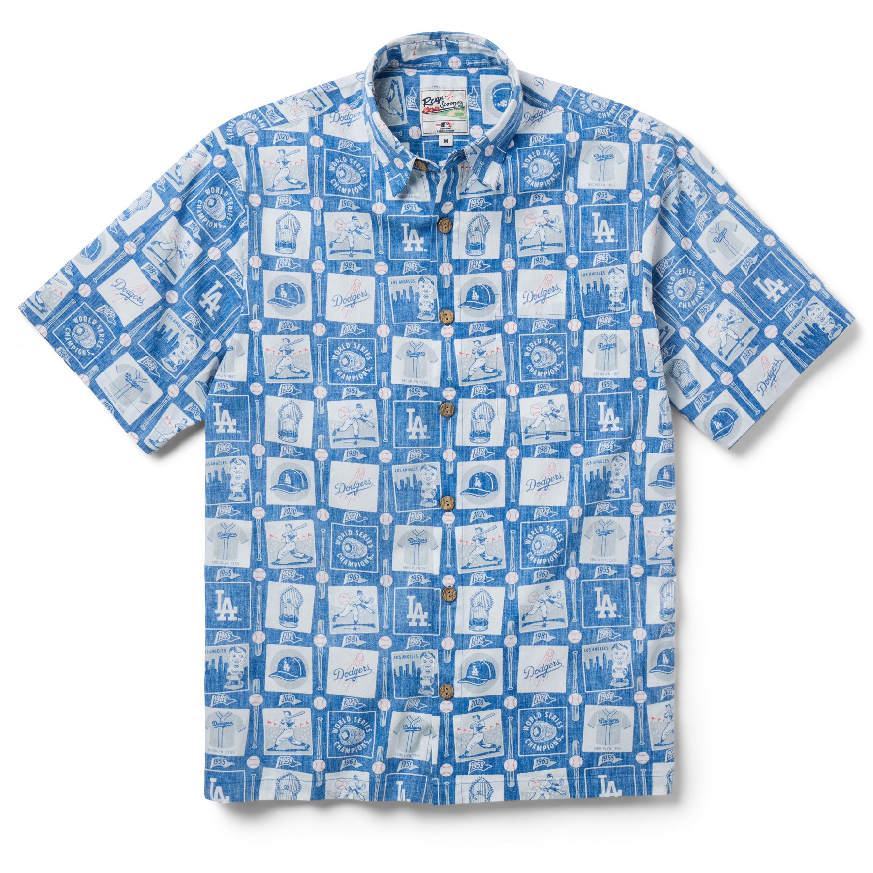 Reyn Spooner MLB® LOS ANGELES DODGERS CHAMPIONSHIP SCENIC in BLUE