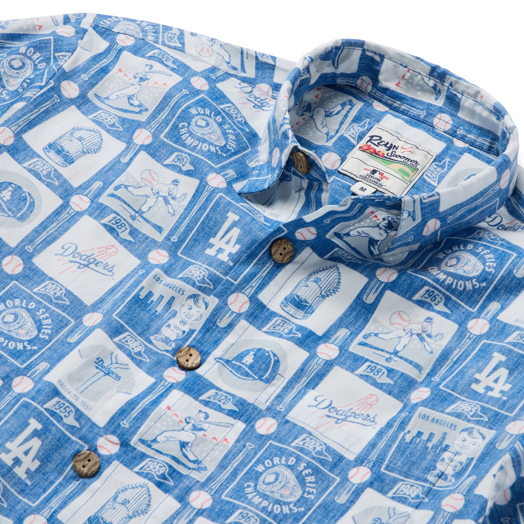 Reyn Spooner MLB® LOS ANGELES DODGERS CHAMPIONSHIP SCENIC in BLUE