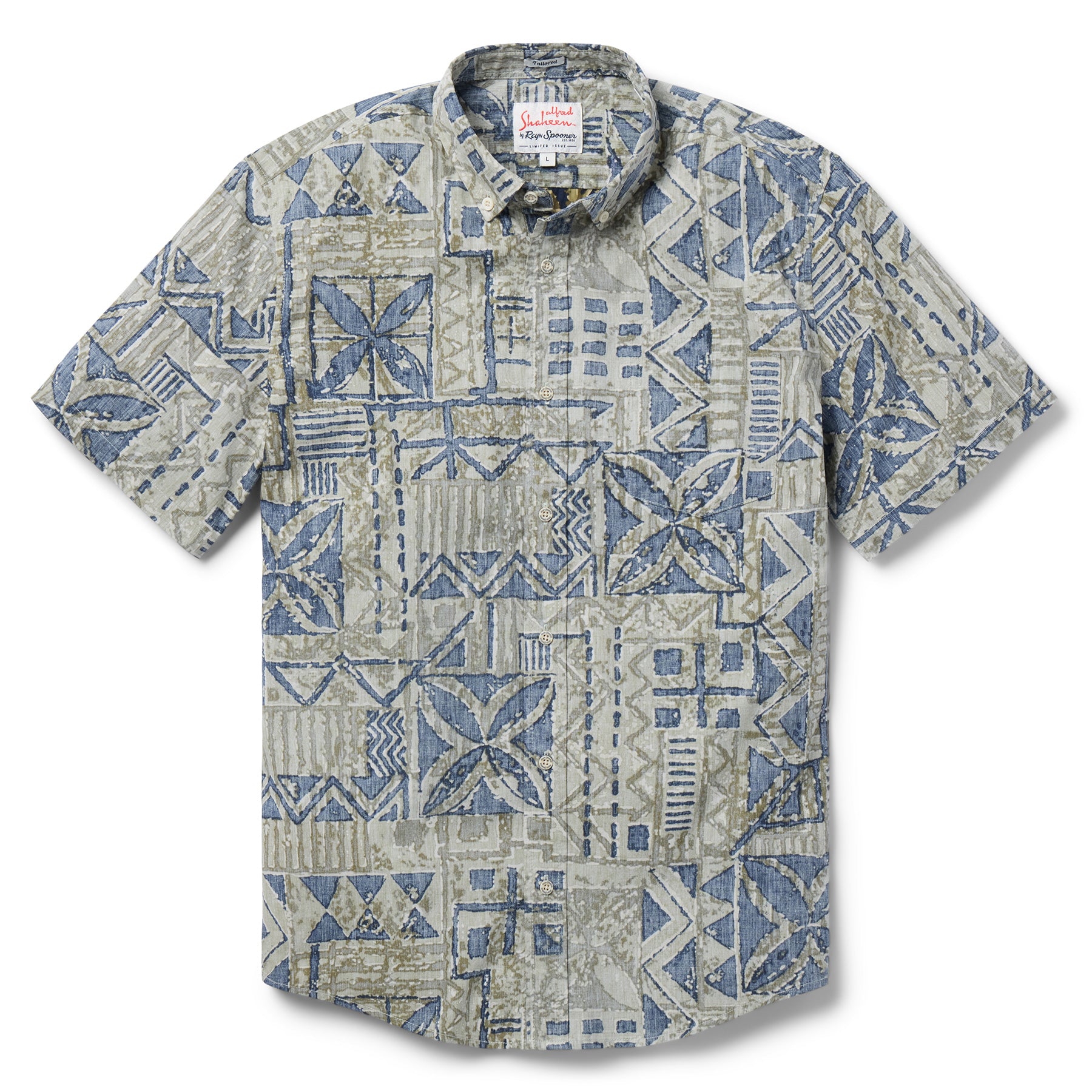 Reyn Spooner HAWAIIAN TAPA TAILORED in OLIVE