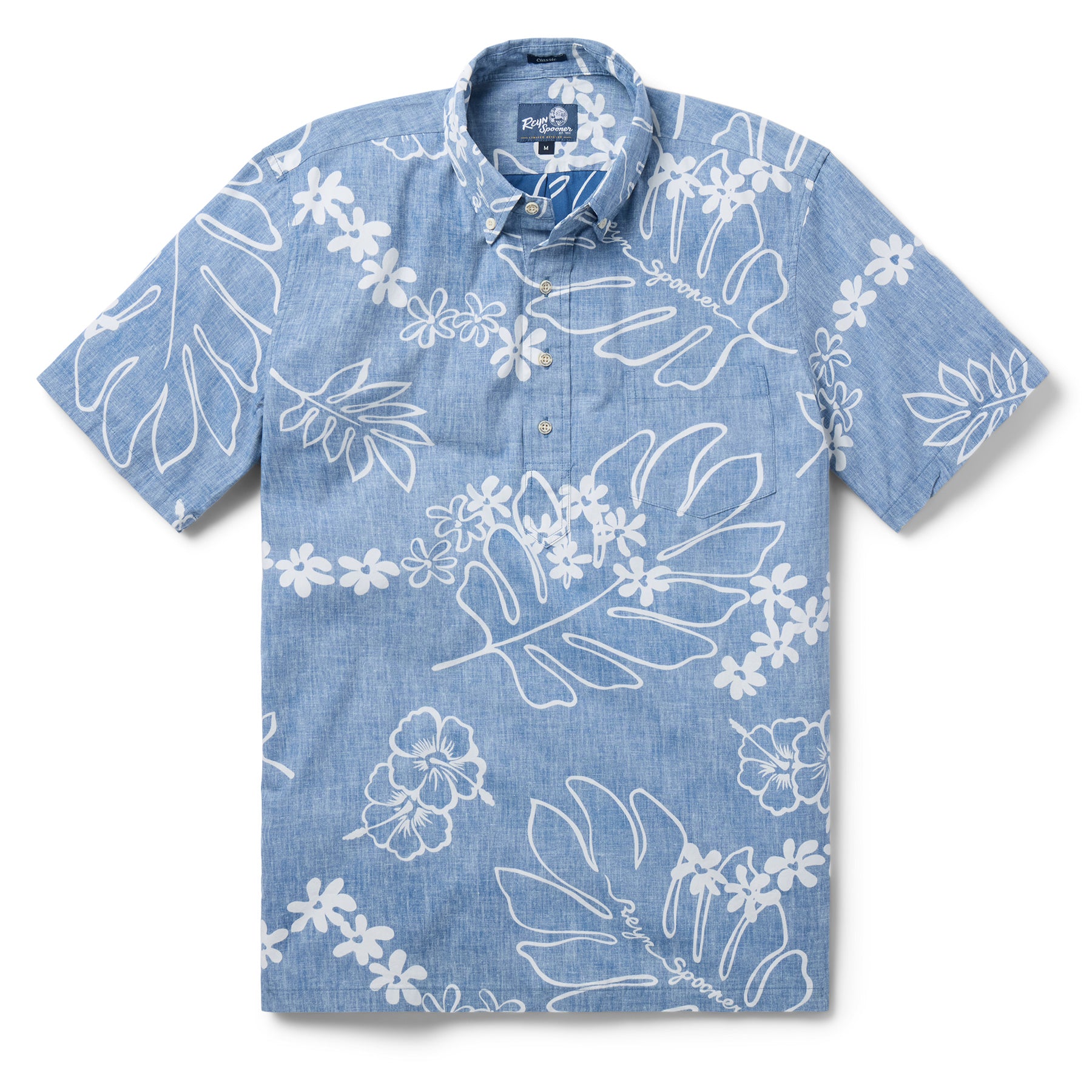 Reyn Spooner OLD SCHOOL REYN'S PULLOVER in MOONLIGHT BLUE