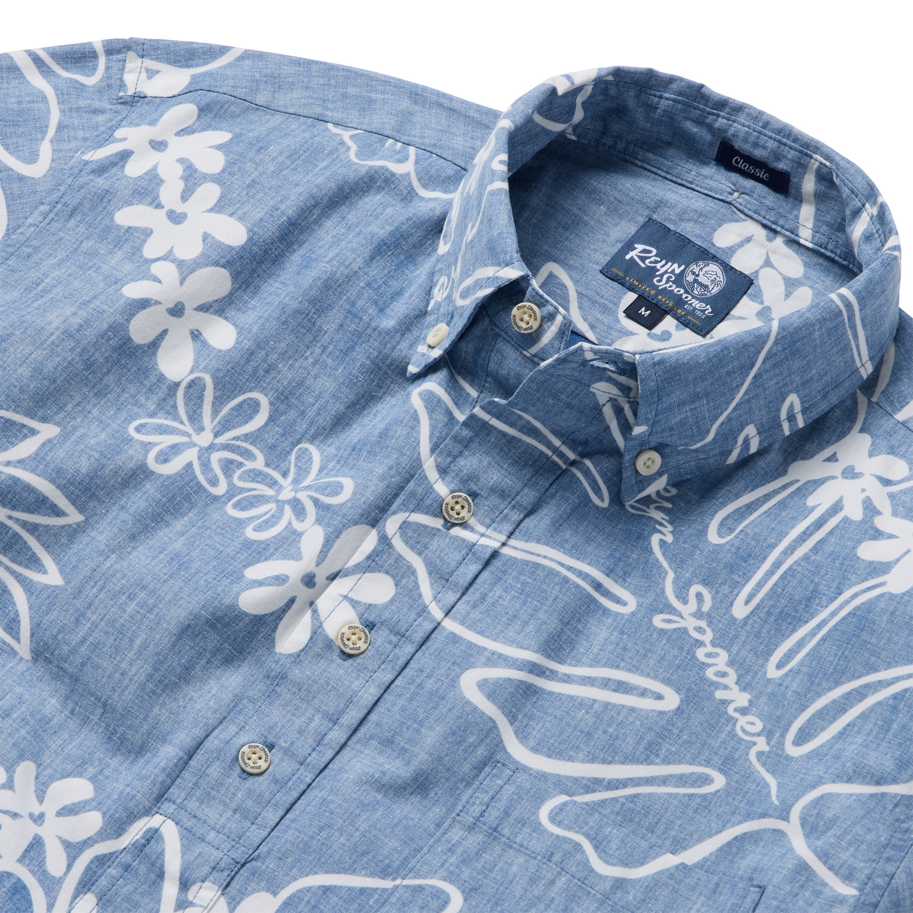 Reyn Spooner OLD SCHOOL REYN'S PULLOVER in MOONLIGHT BLUE